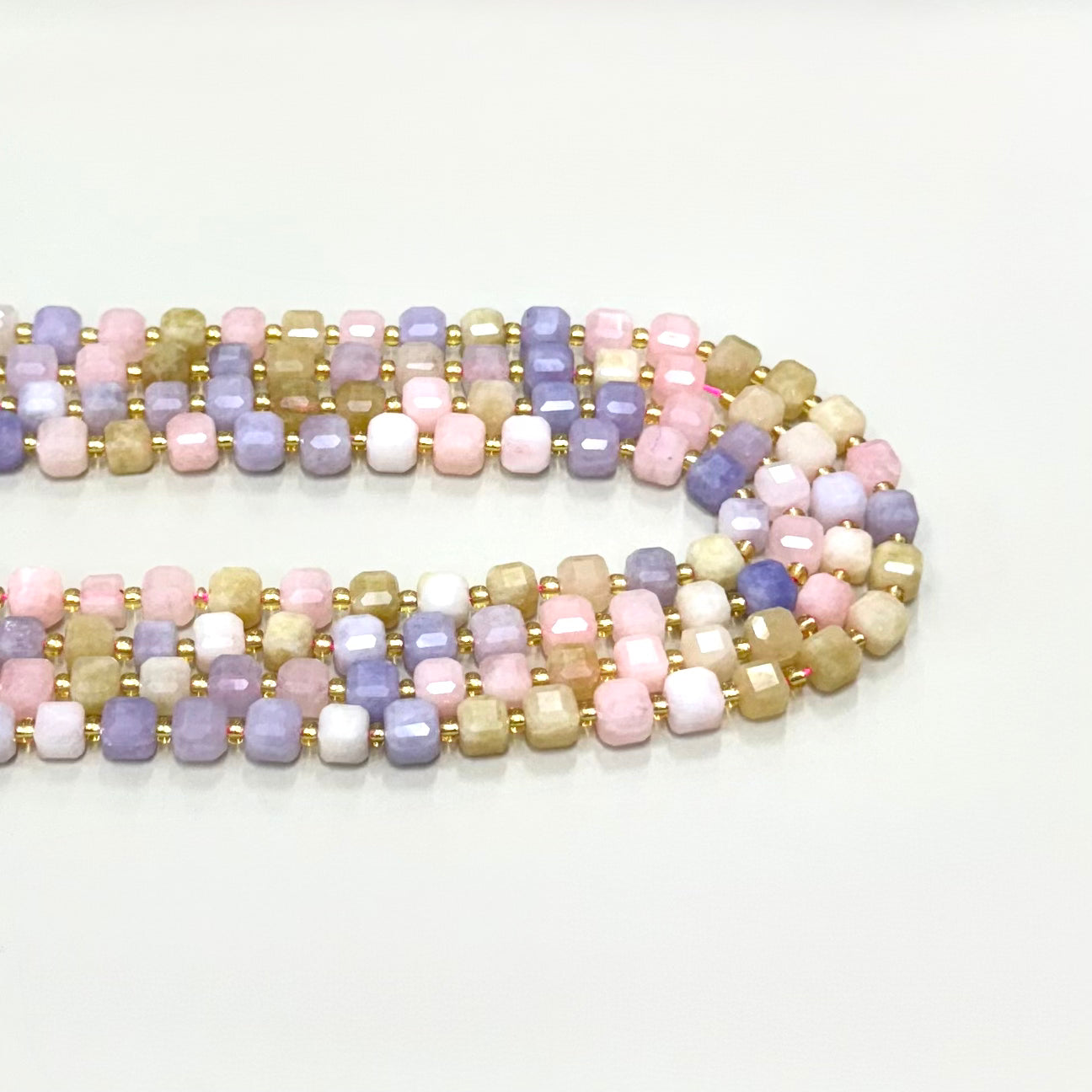 PIEDRA CUBO FACETADA | MORGANITA