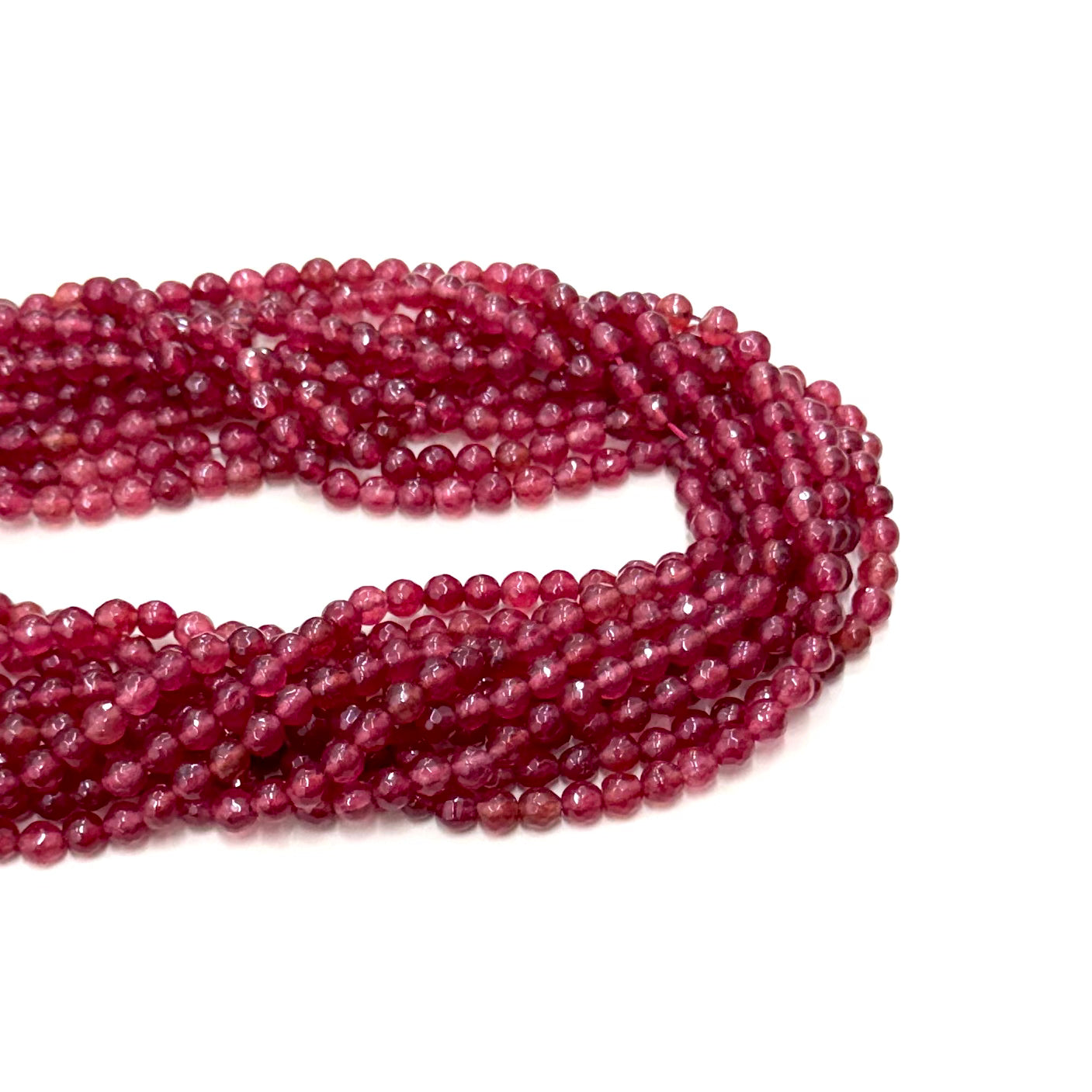 AGATA FACETADA | 6MM | CHERRY TRASLUCIDO