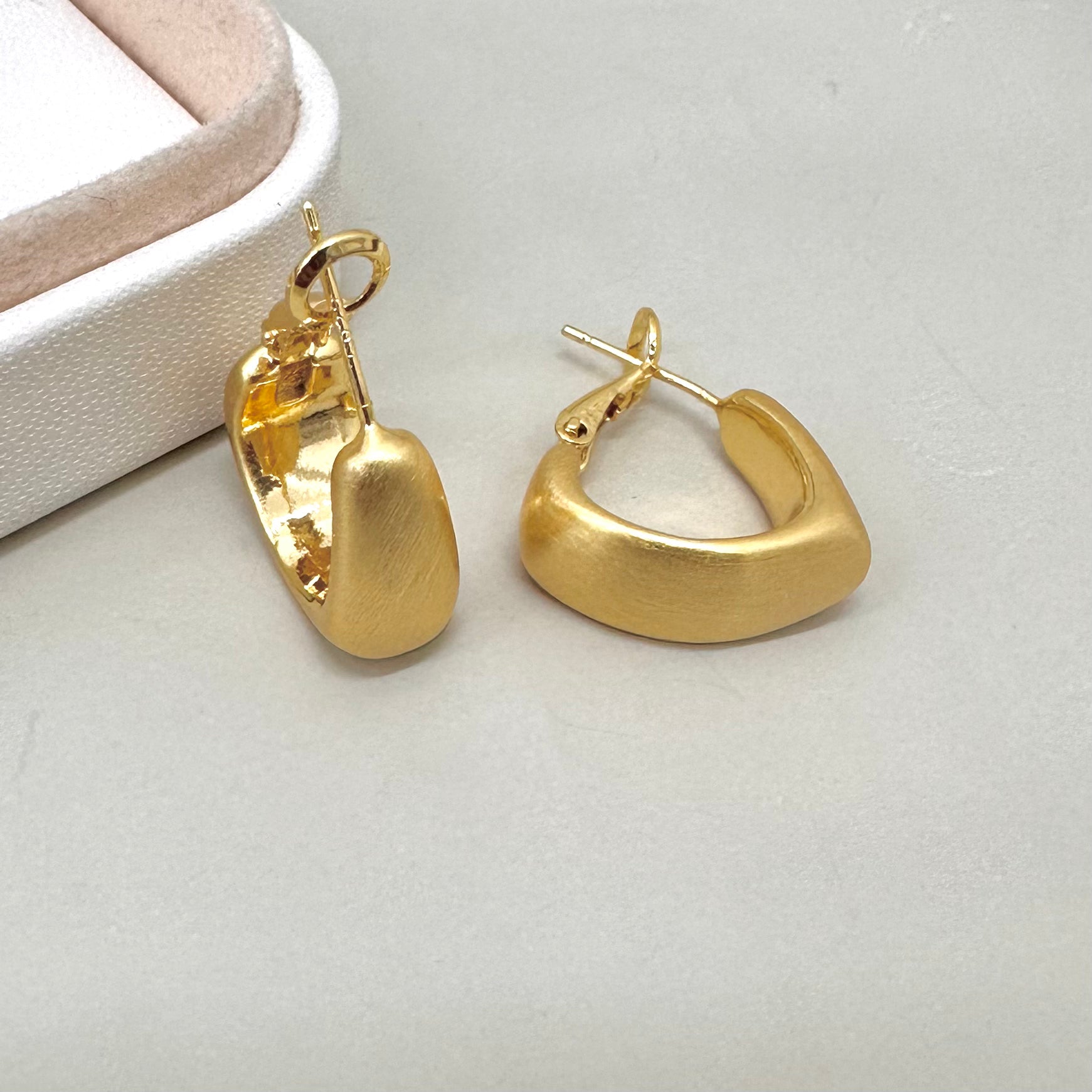 AROS BAÑO DE ORO | ARGOLLA 3 ANGULOS | 20MM