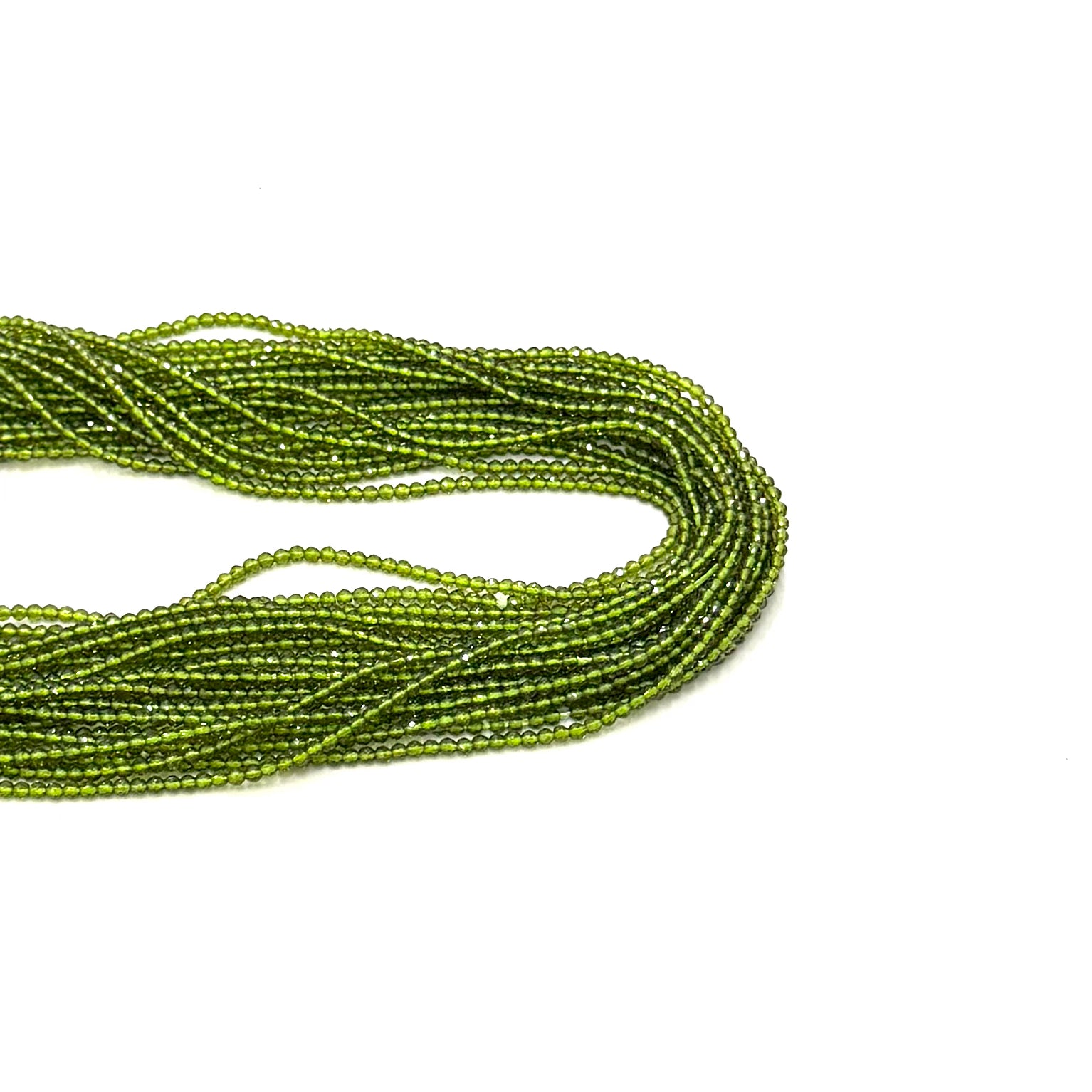 PIEDRAS NATURALES | MINI | CIRCONITA VERDE OLIVA OSC TRASL | 2MM