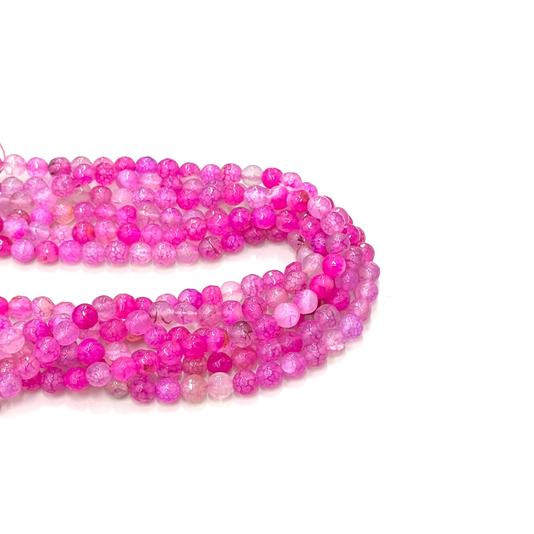 AGATA FACETADA | FUCSIA INTENSO MATIZADO