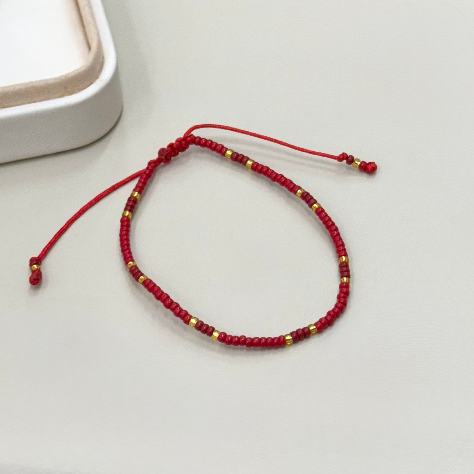 PULSERA MIX ROJA | LUNAM