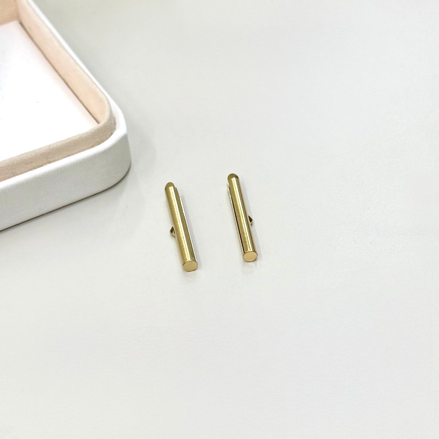 TERMINAL TUBO | BAÑO DE ORO 18K