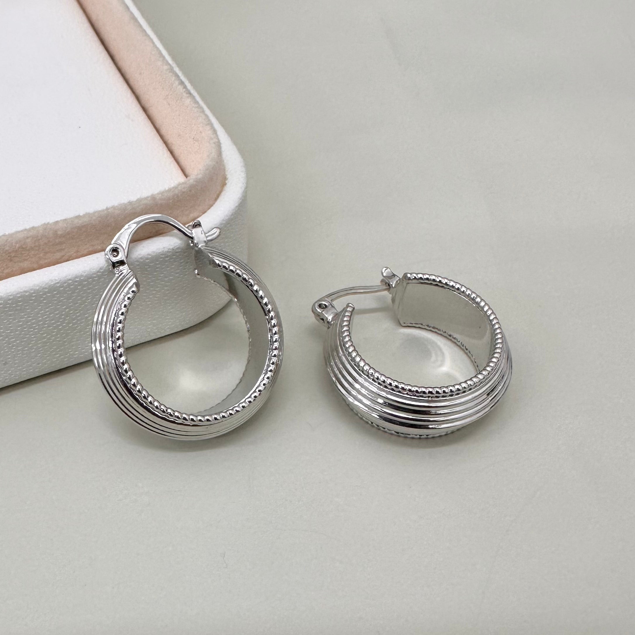 AROS BAÑO DE ORO | ARGOLLA BALI | 23MM