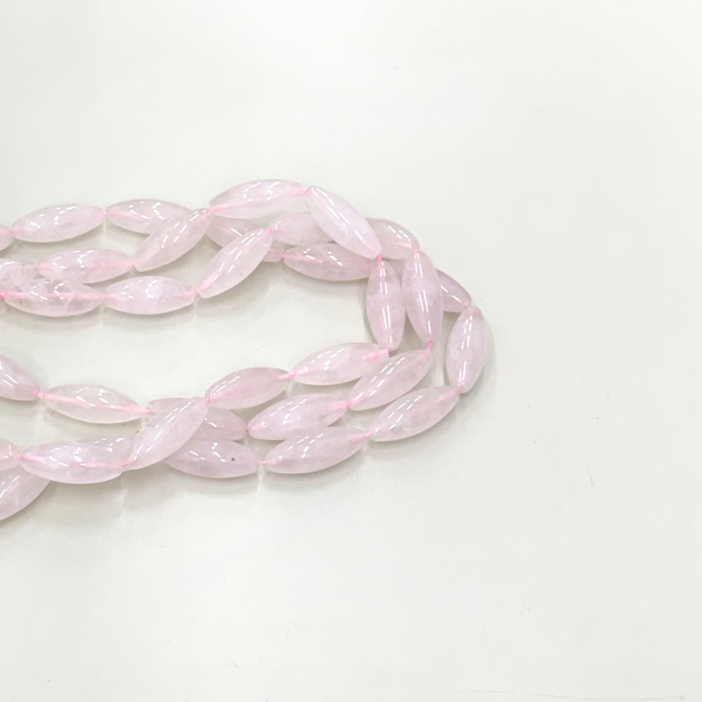 CUARZO ROSADO | OVALADO LARGO | 30MM X 12MM
