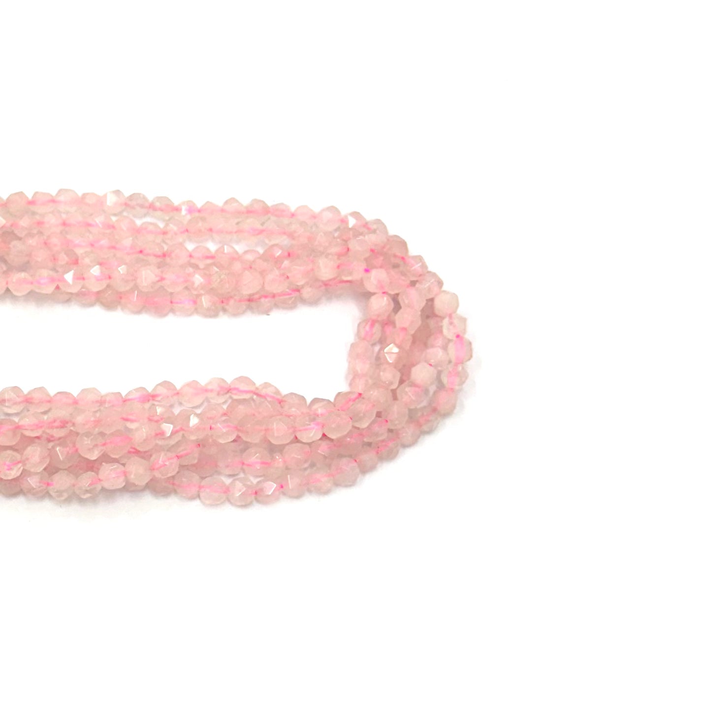 PIEDRA HEXAGONAL | 6MM | CUARZO ROSADO