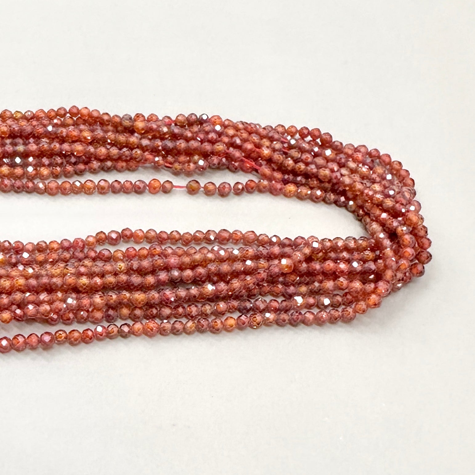 CIRCONITA MICROFACETADA | MIX NARANJA | 3MM