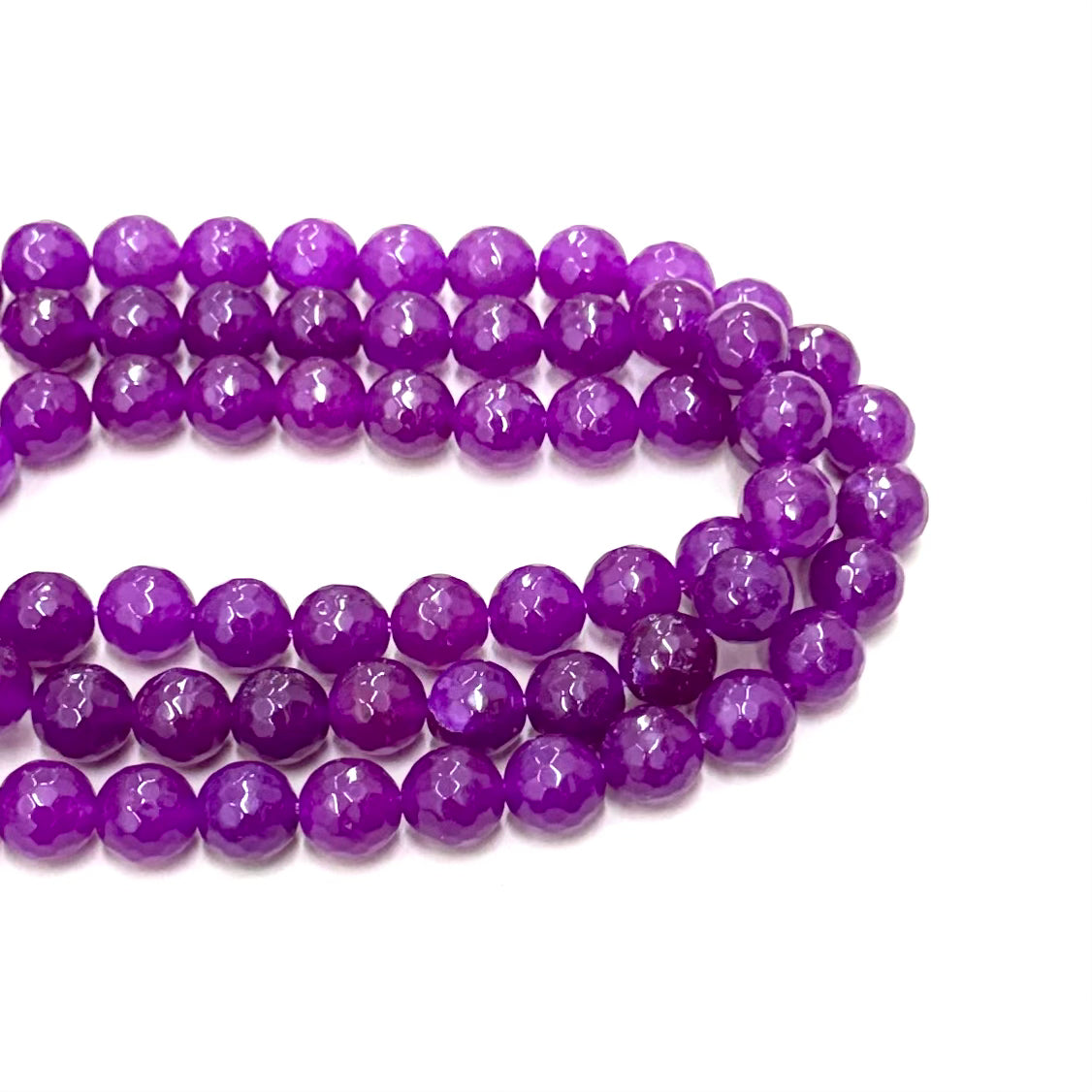 Agata Facetada | 12mm | Morado Claro