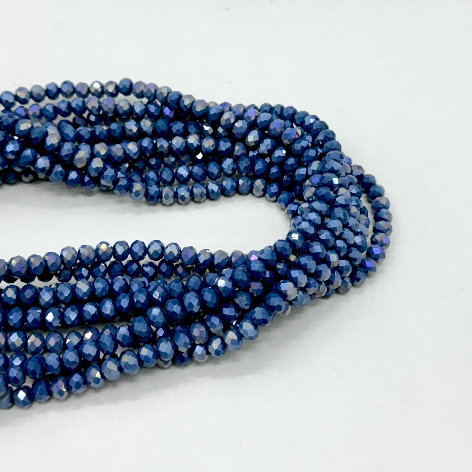 CRISTAL CHATO | MATTE AZUL PETROLEO TORNASOL