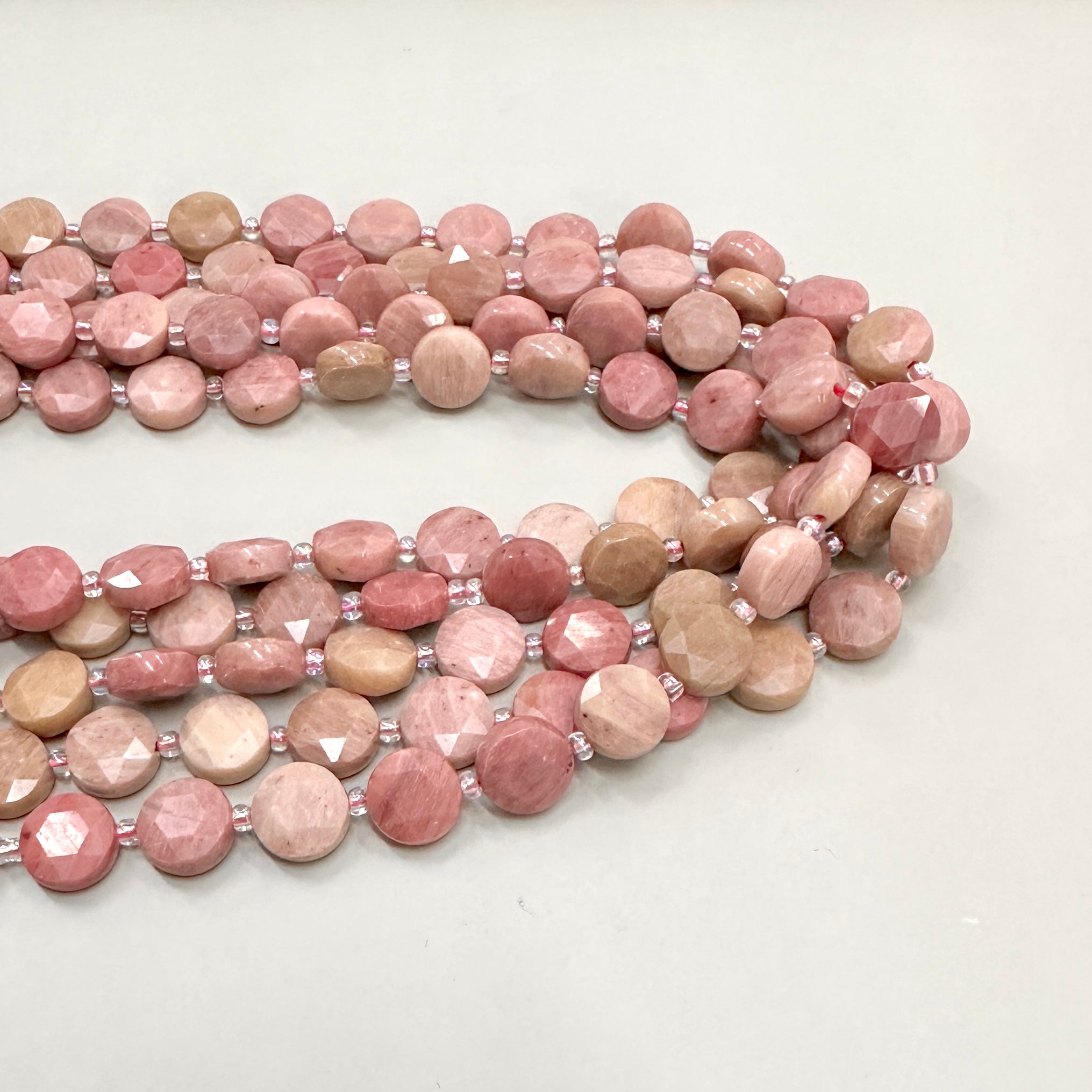 PIEDRA COIN FACETADA  | RODOCROSITA