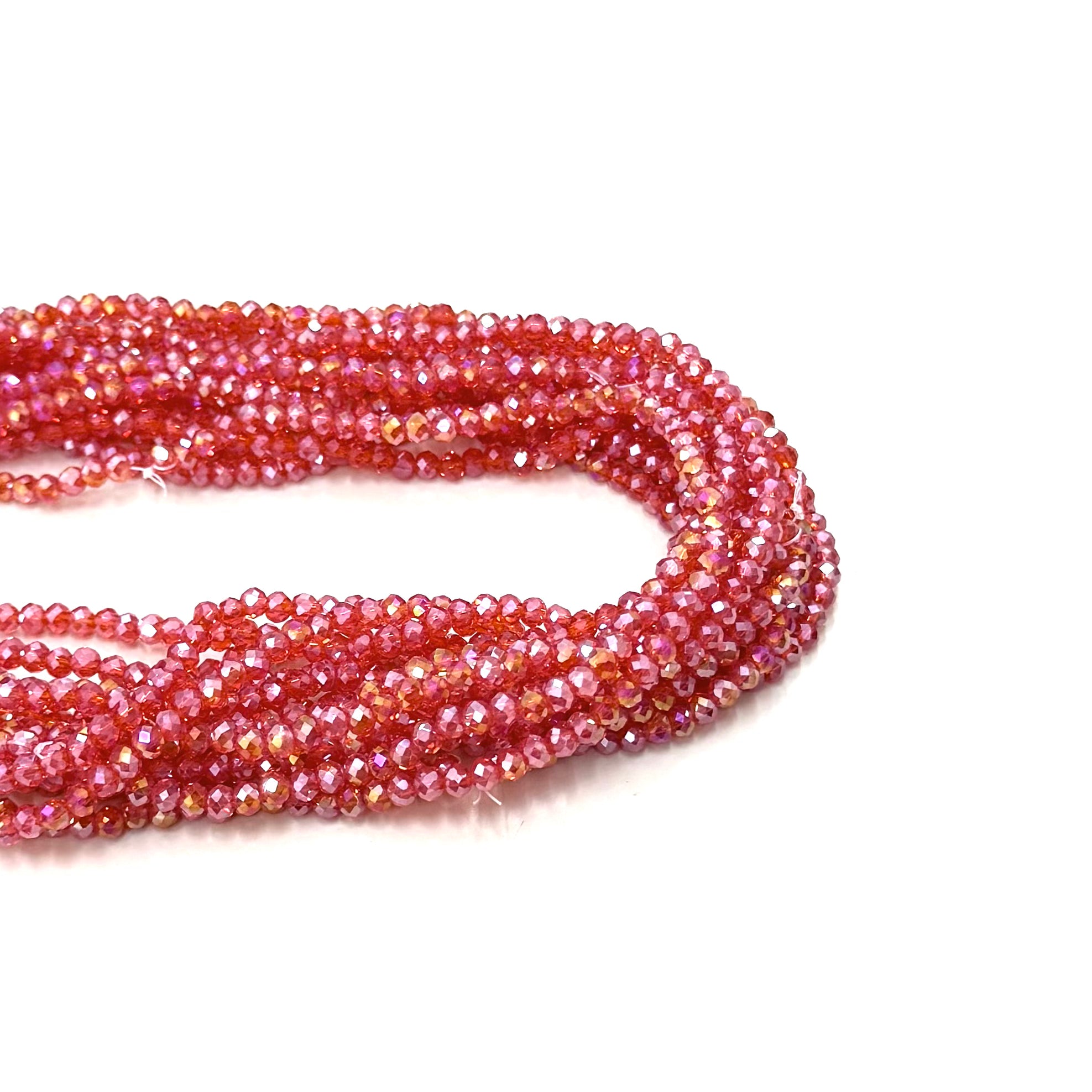 CRISTAL CHATO | 4.3MM | CORAL TRASLUCIDO TORNASOL