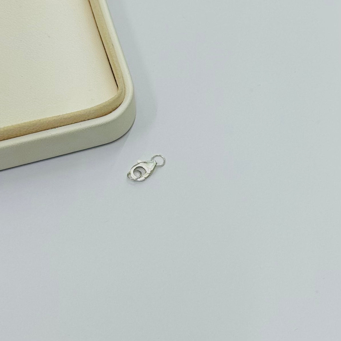 BROCHE MOSQUETON PLATA 925 | 10MM