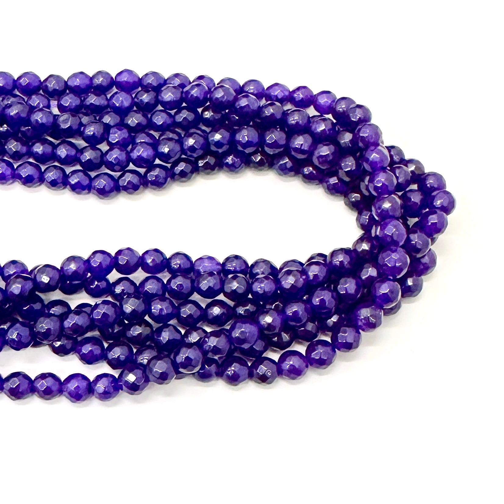 AGATA FACETADA | 6MM | MORADO TRASLUCIDO