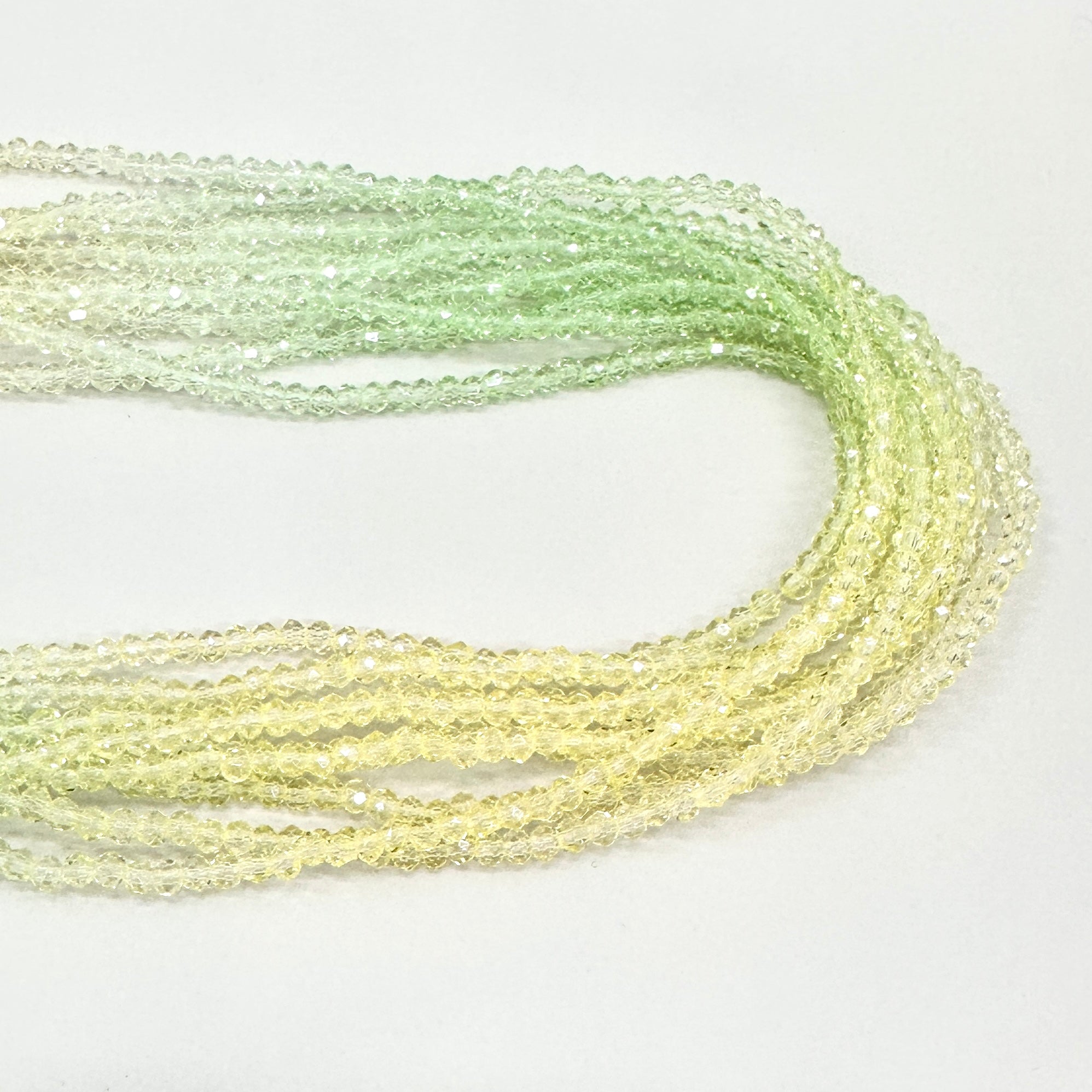 CRISTAL CHATO | 3.1MM | DEGRADE VERDE AMARILLO
