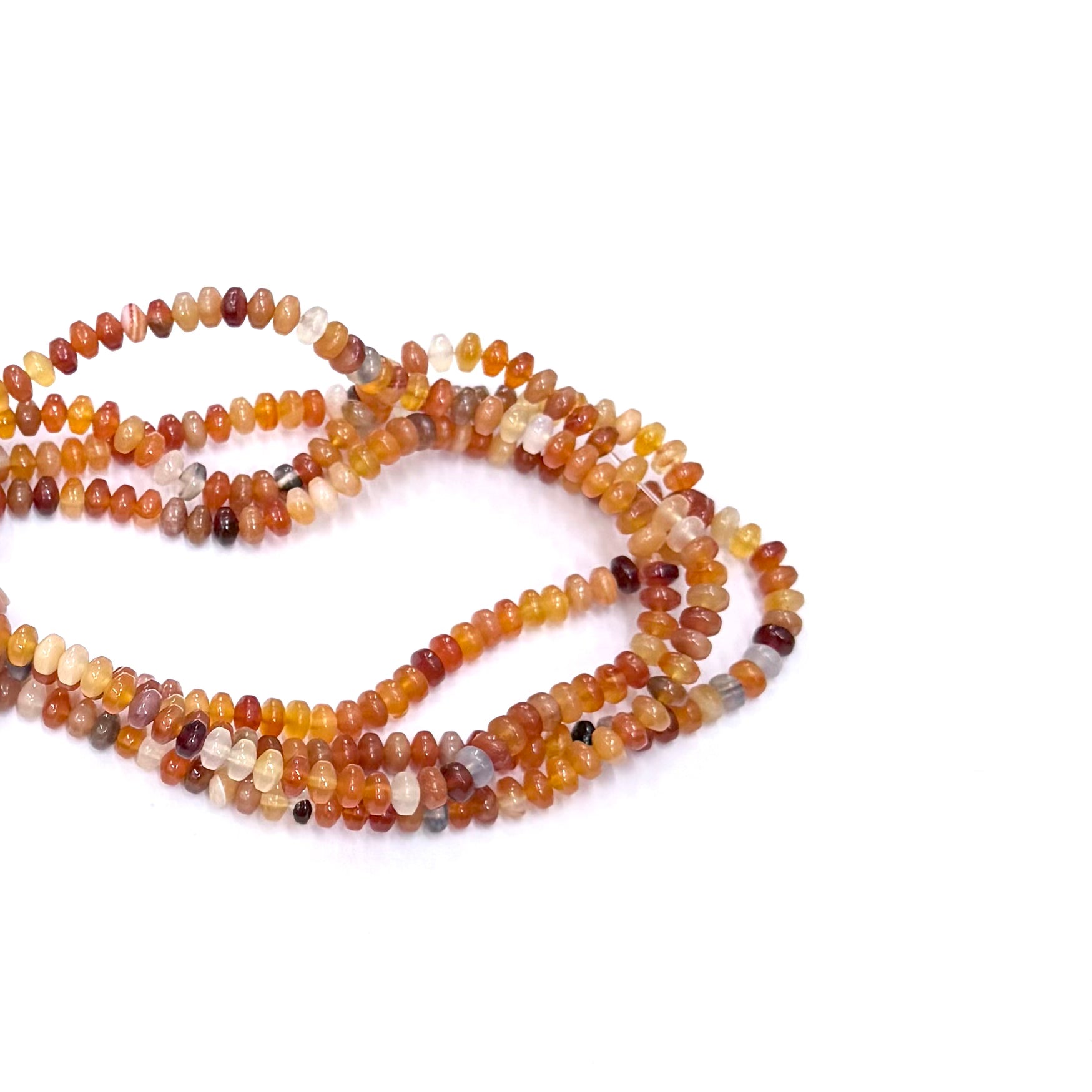 AGATA CORNALINA RONDELL LISO 6MM