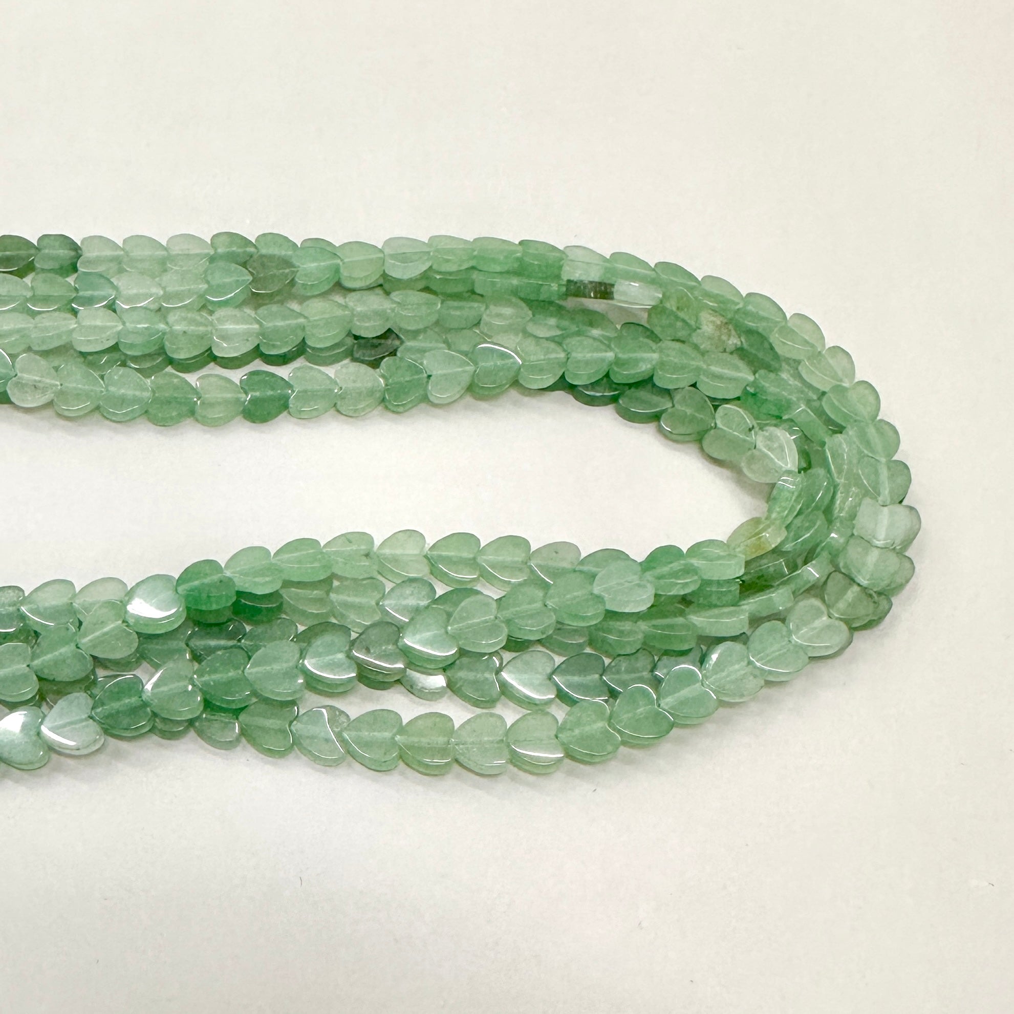 CORAZON PLANO DE PIEDRAS | JADE | 6MM