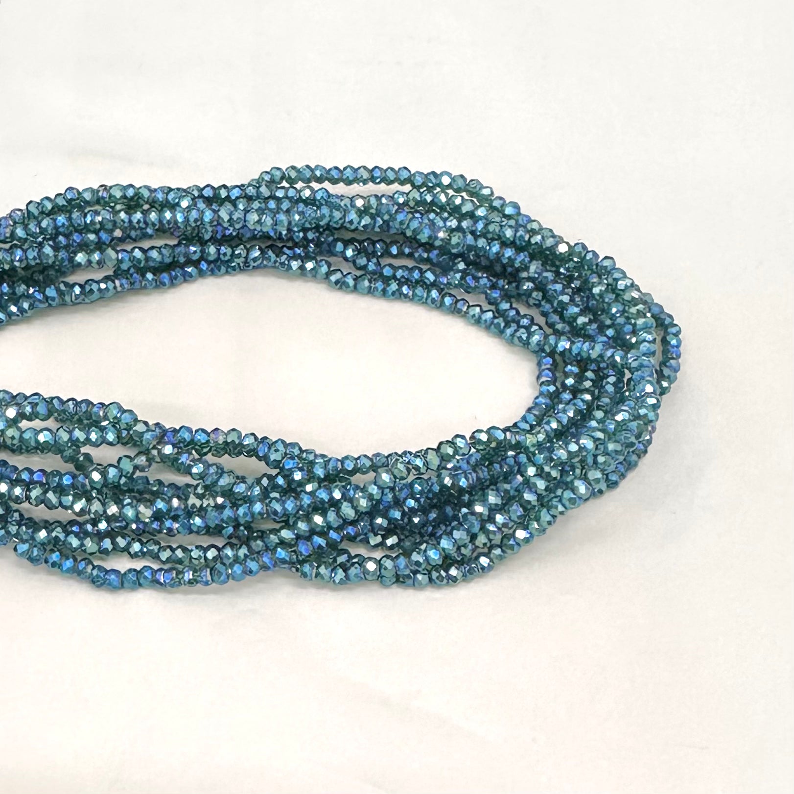 CRISTAL CHATO | 2.3MM | BICOLOR AZUL Y CELESTE METALIZADO