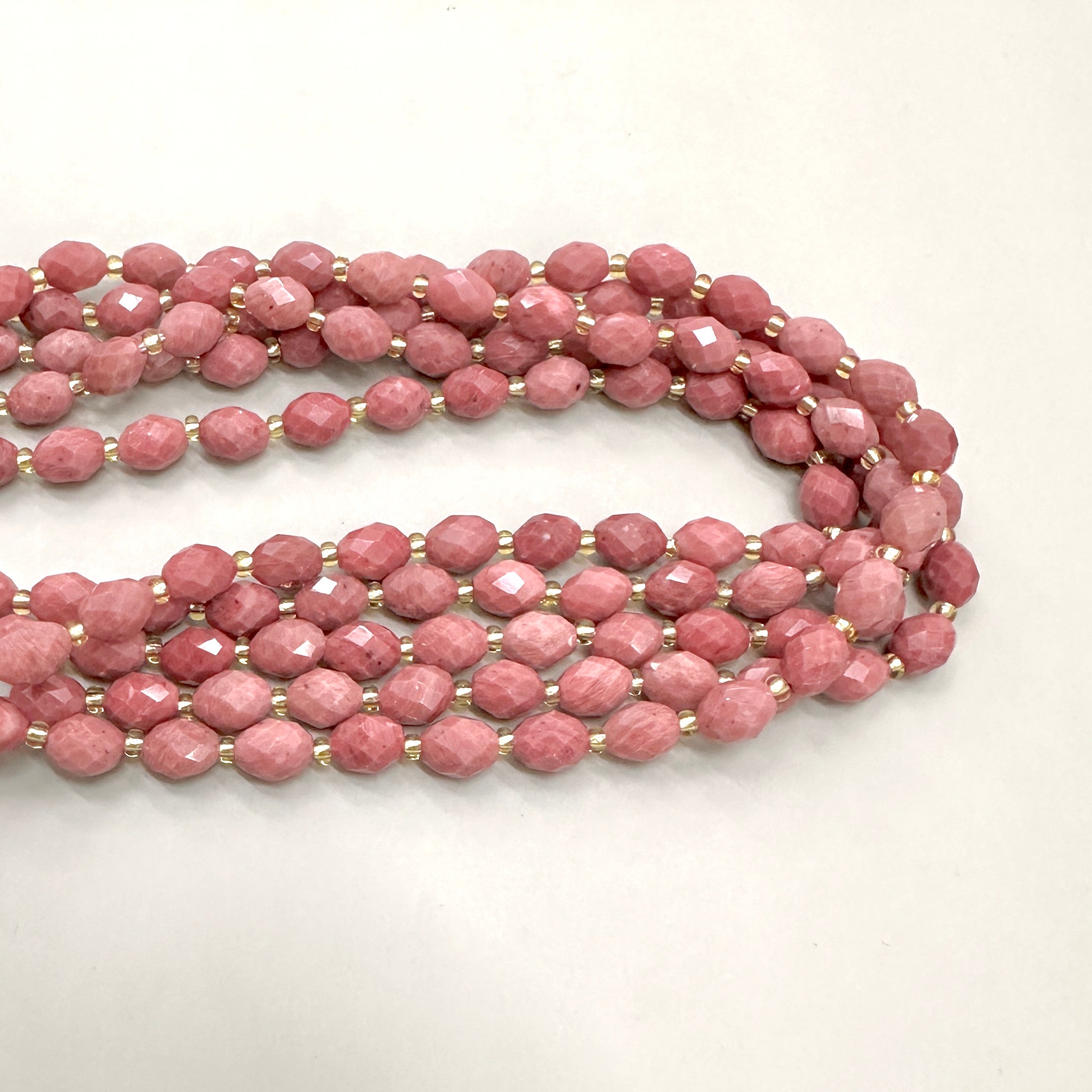 PIEDRA OVALADA FACETADA | RODOCROSITA