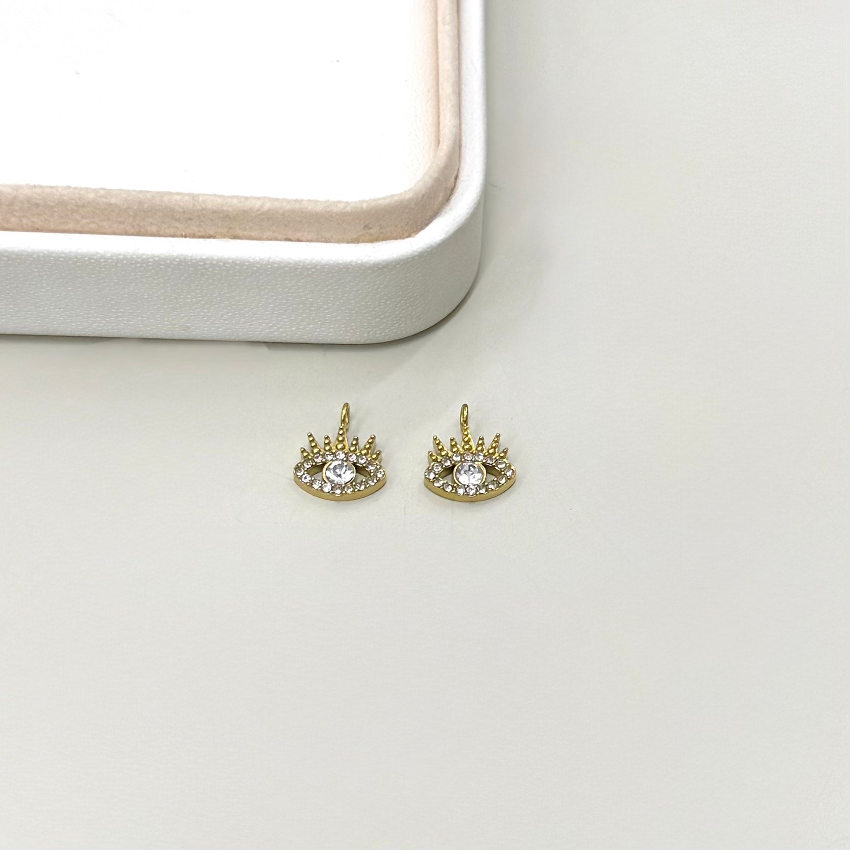 COLGANTE OJO TURCO | BAÑO DE ORO Y CIRCONES