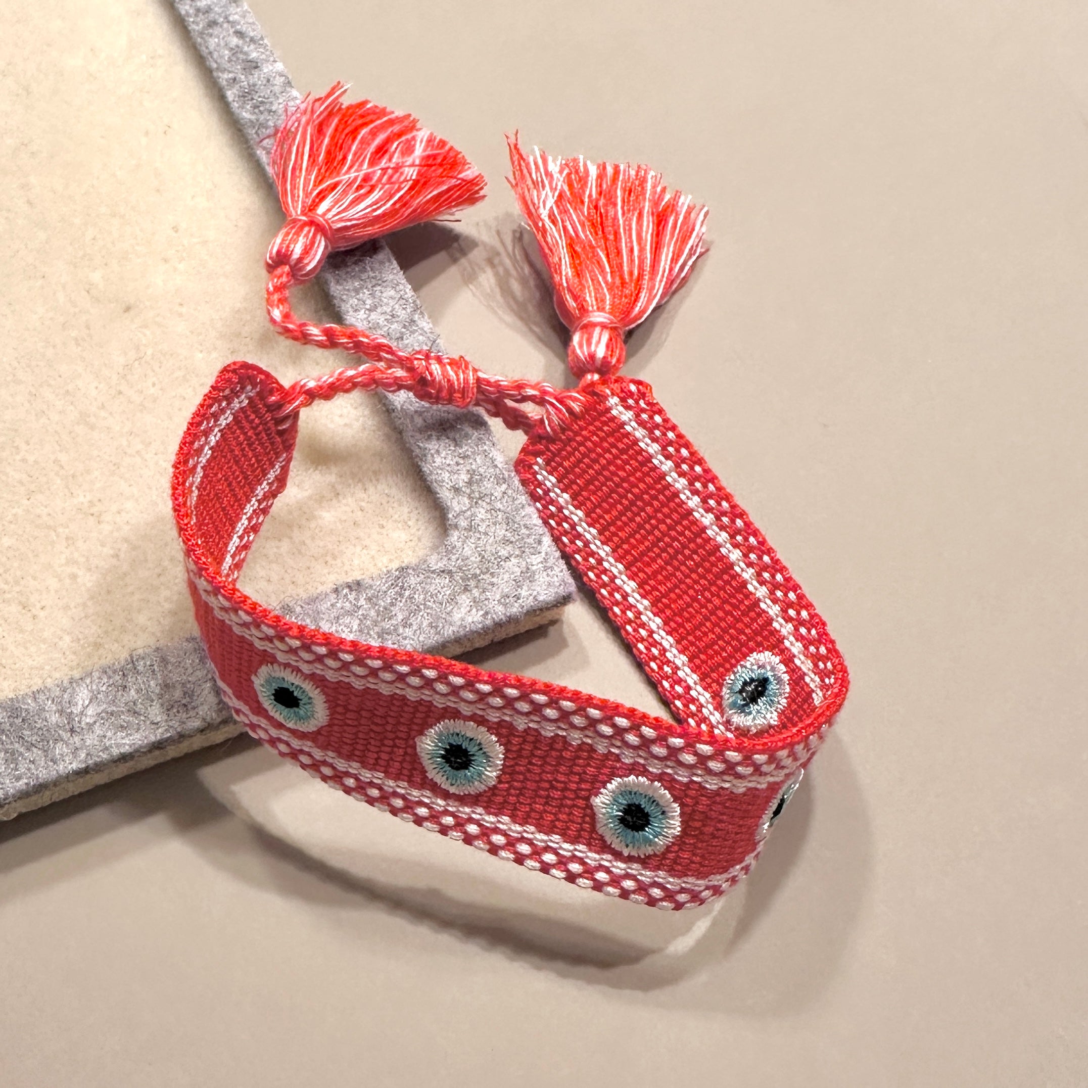 PULSERA TEJIDA OJO TURCO | LUNAM