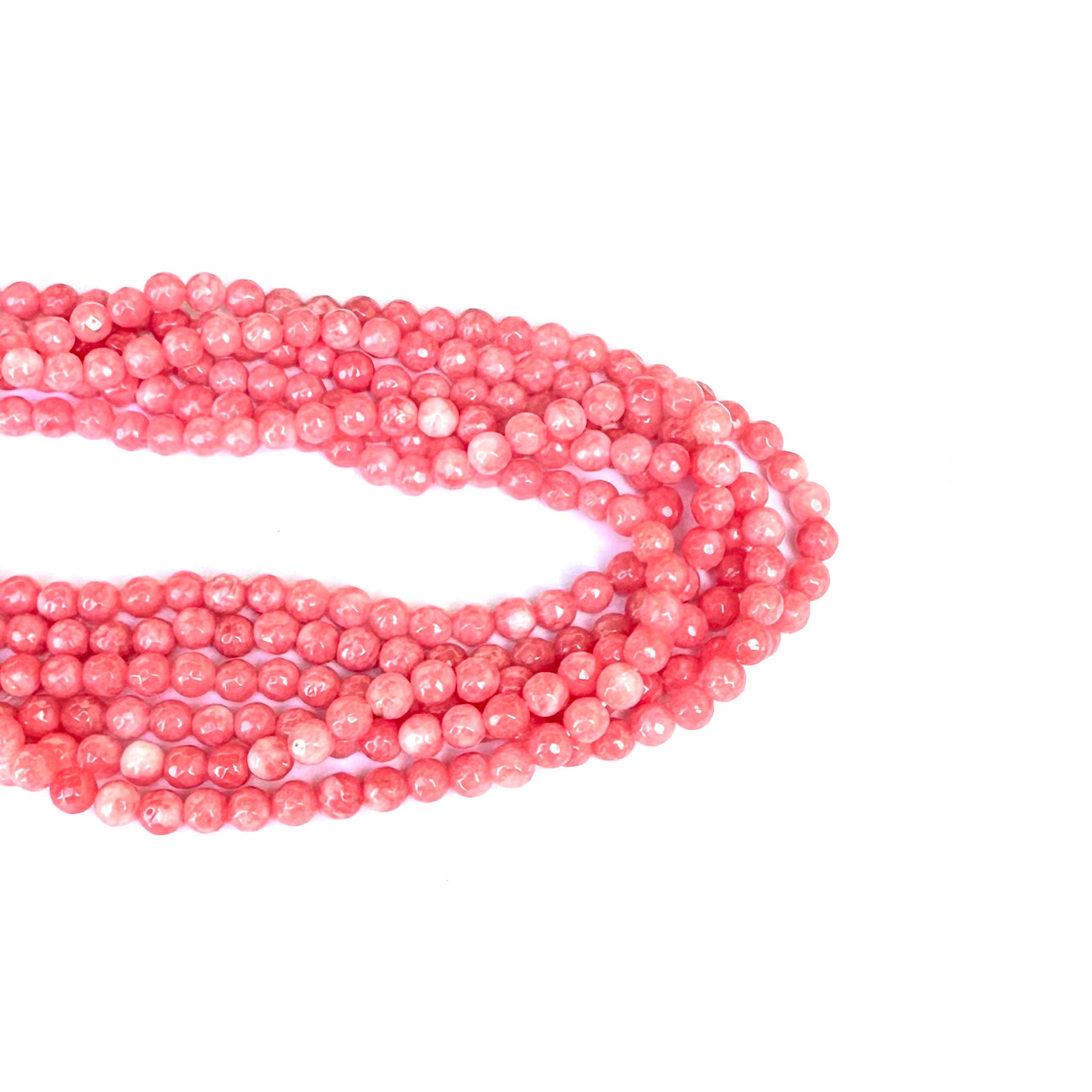 AGATA FACETADA | 6MM | ROSADO CHICLE