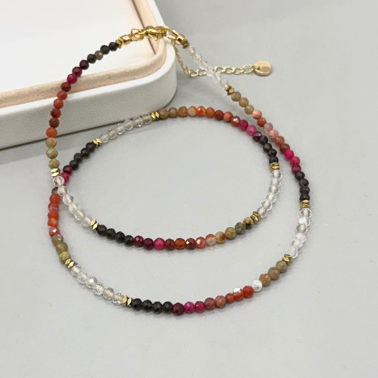 COLLAR | MIX PIEDRAS | CUARZO, UNAKITA Y AGATAS