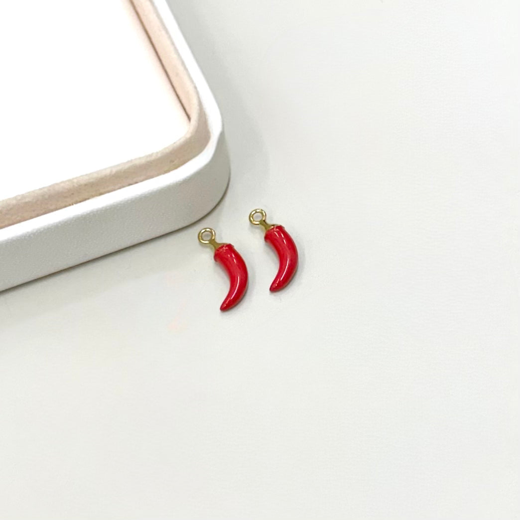 COLGANTE AJI ROJO | BAÑO DE ORO