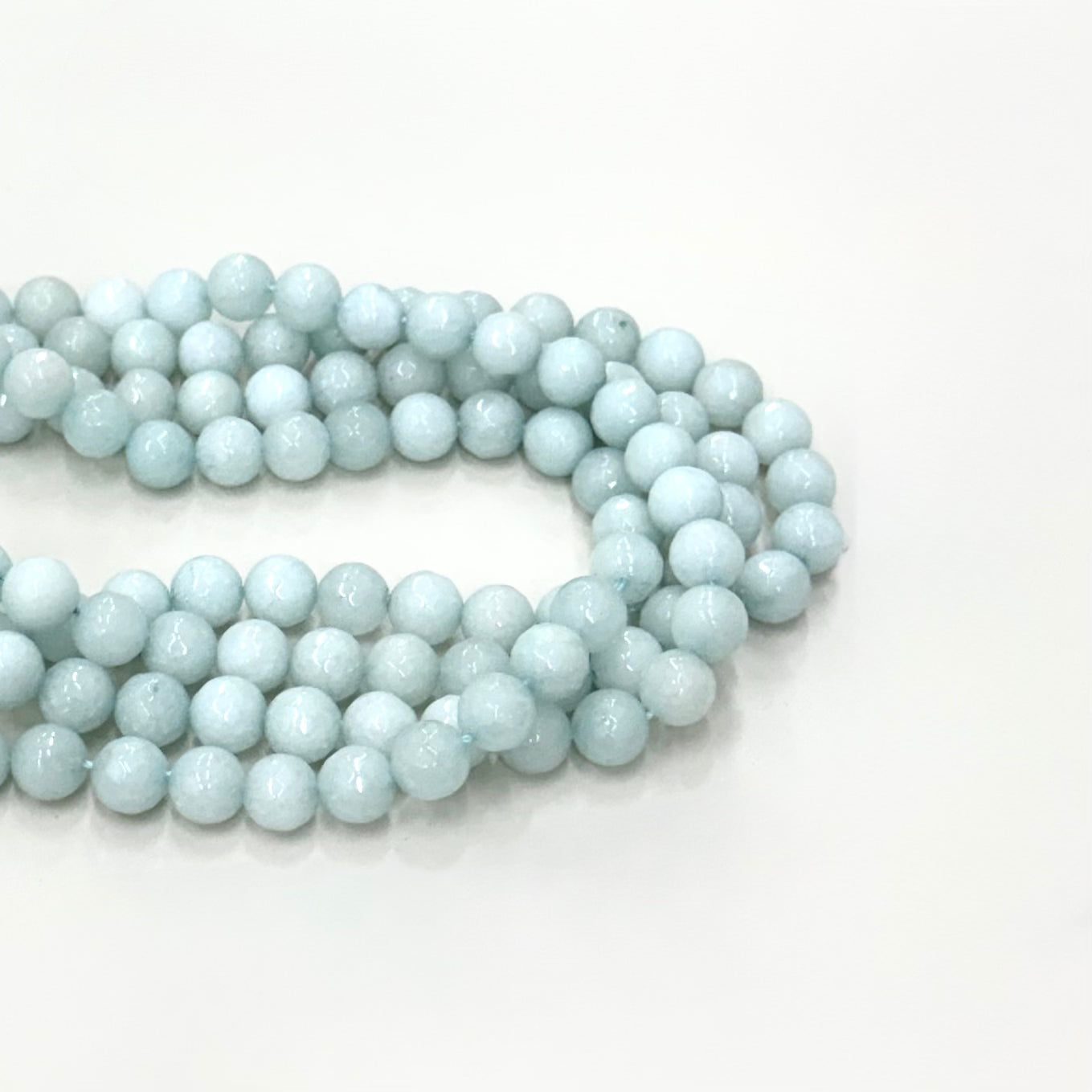 AGATA FACETADA | 10MM | AQUA CLARO