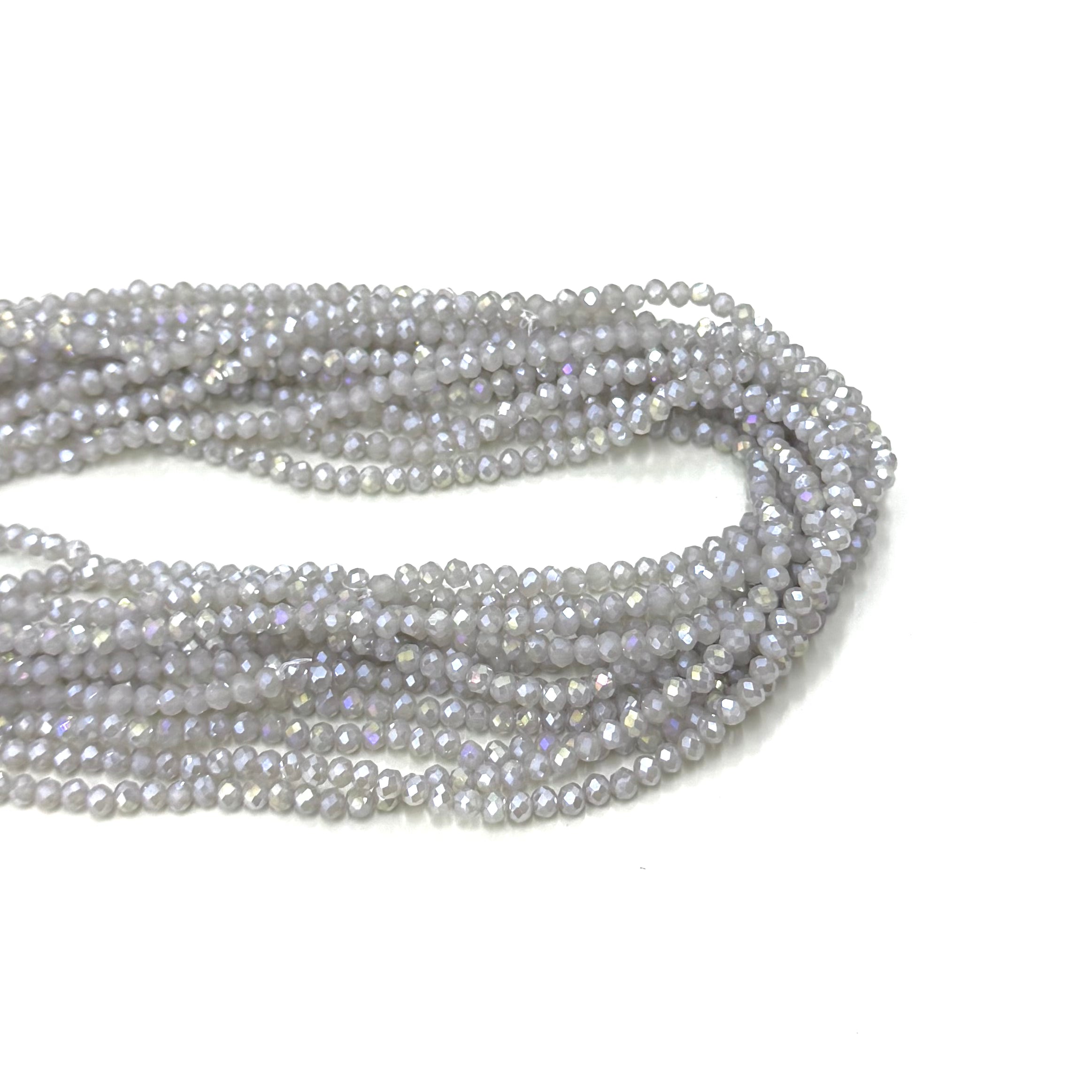 CRISTAL CHATO | 4.3MM | GRIS CLARO TORNASOL OPALESCENTE