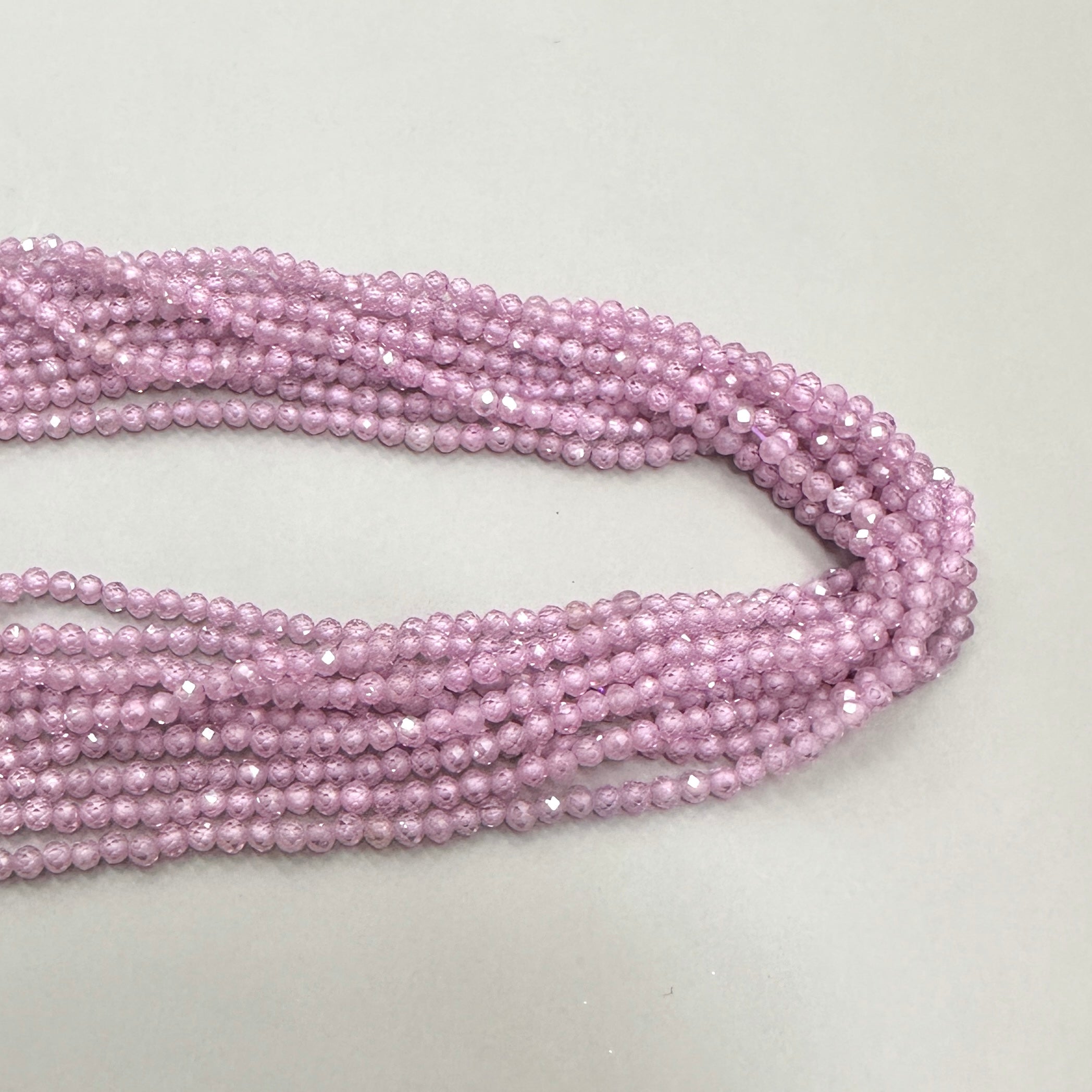 CIRCONITA MICROFACETADA | MAGENTA | 3MM