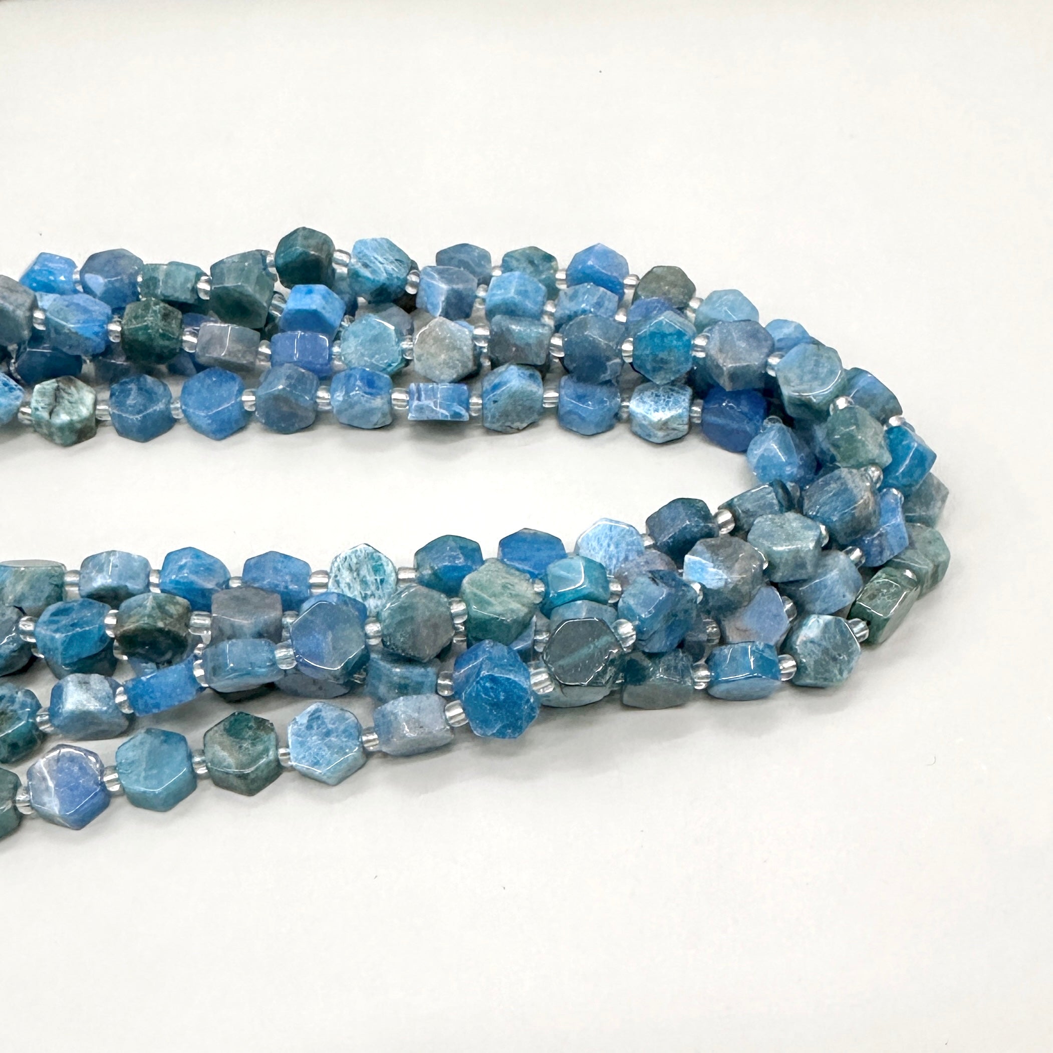 PIEDRA HEXAGONAL PLANA | APATITA