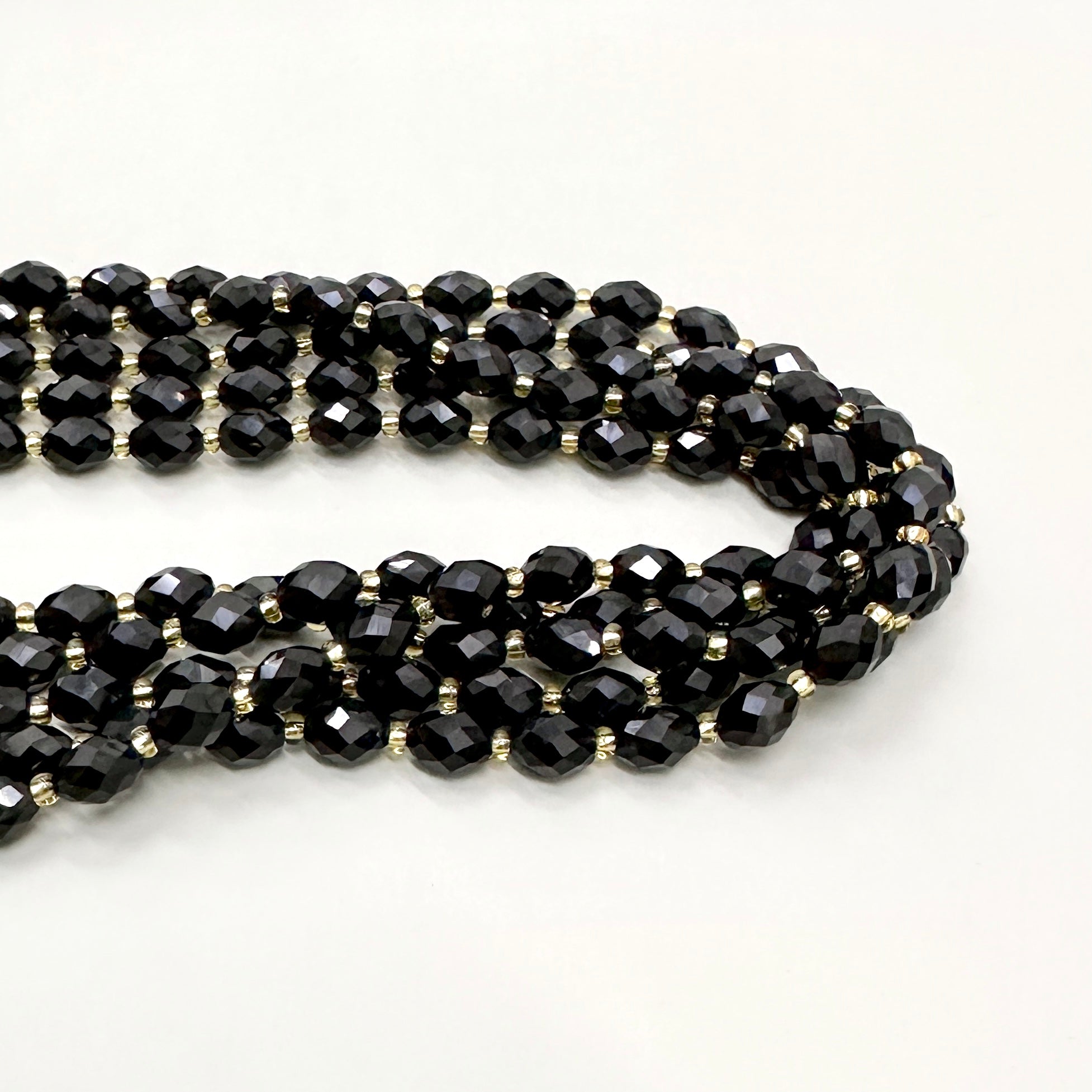 PIEDRA OVALADA FACETADA | OBSIDIANA