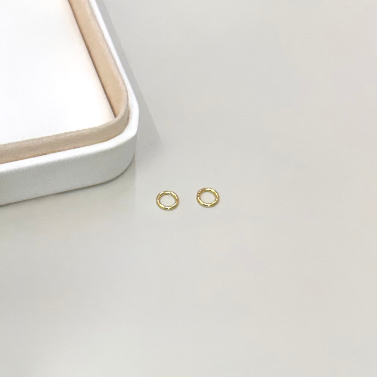 ARGOLLAS DE UNION | GROSOR 0.9MM | BAÑO DE ORO