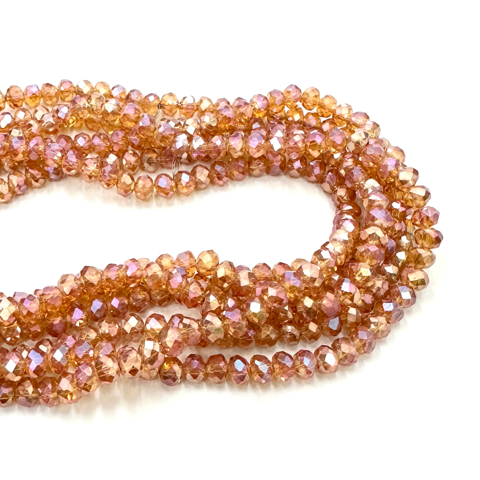 CRISTAL CHATO | NARANJA ROSE TRASLUCIDO TORNASOL