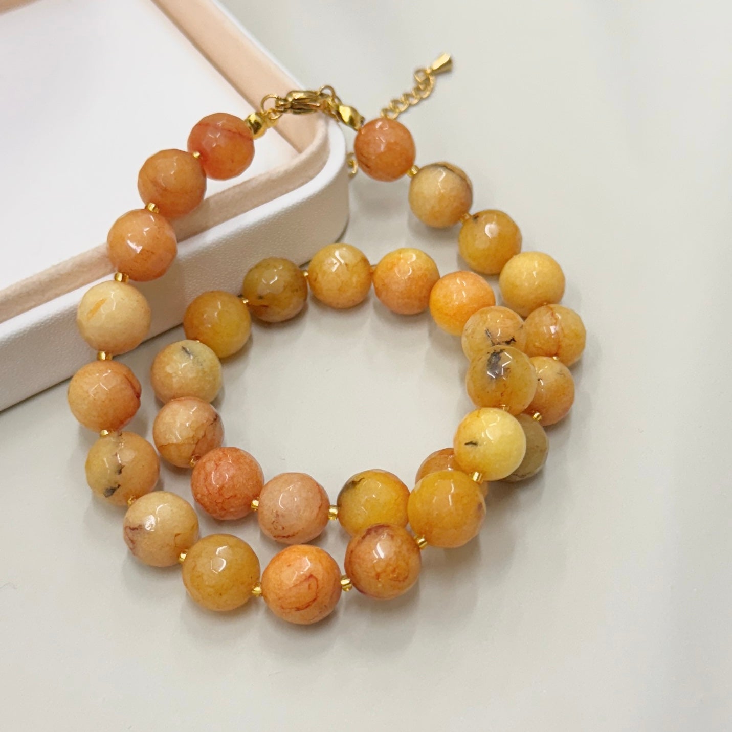 COLLAR MAXI | AMARIILLO MATIZADO | LUNAM