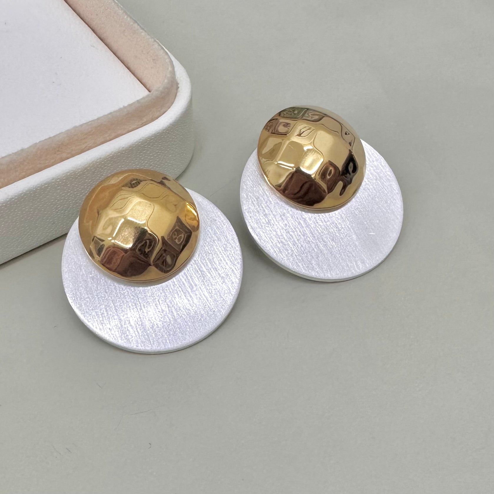 AROS BAÑO DE ORO | CIRCULARES | 40MM X 30 MM