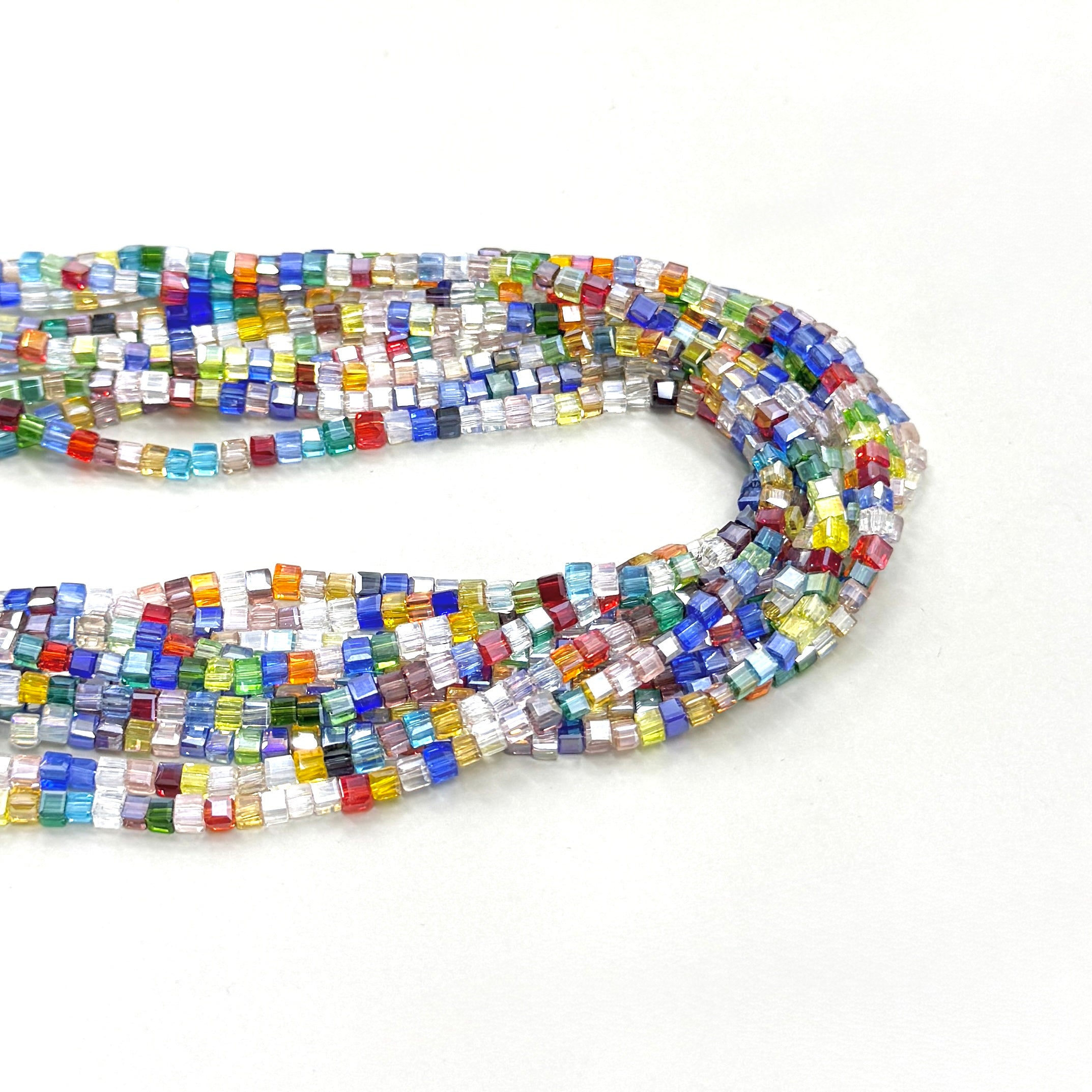 CRISTAL CUADRADO | 3MM | MULTICOLOR TRASLUCIDO TORNASOL