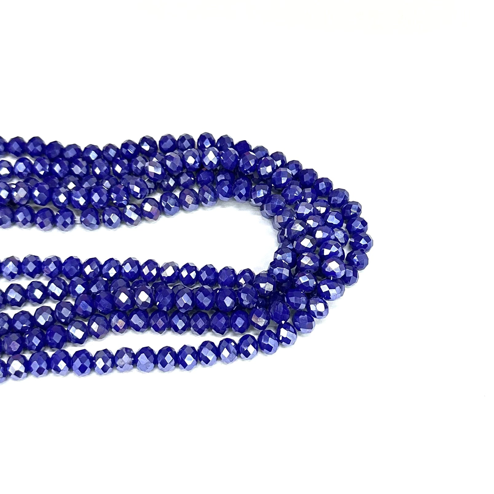 CRISTAL CHATO | 8MM | MATTE AZUL SATINADO