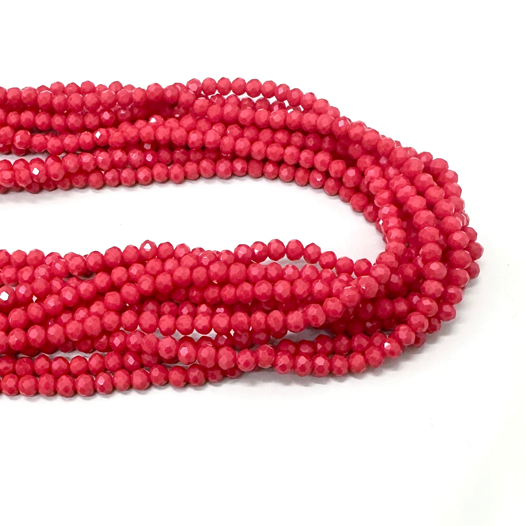 CRISTAL CHATO | 4MM | ROJO MEDIO MATTE