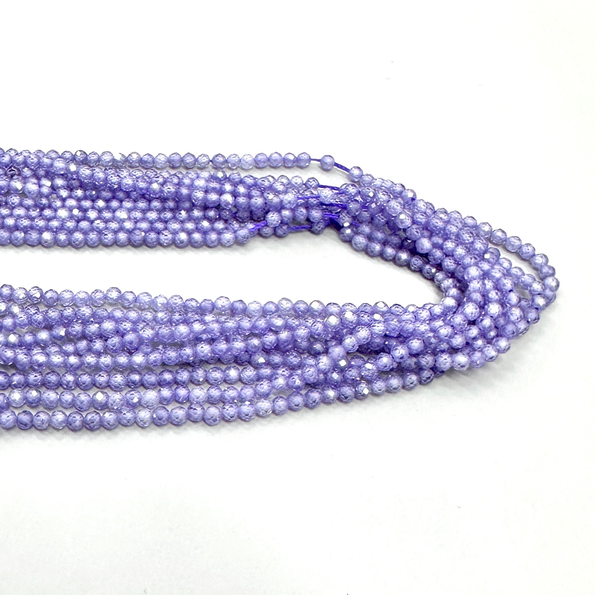 CIRCONITA MICROFACETADA | LILA | 3MM