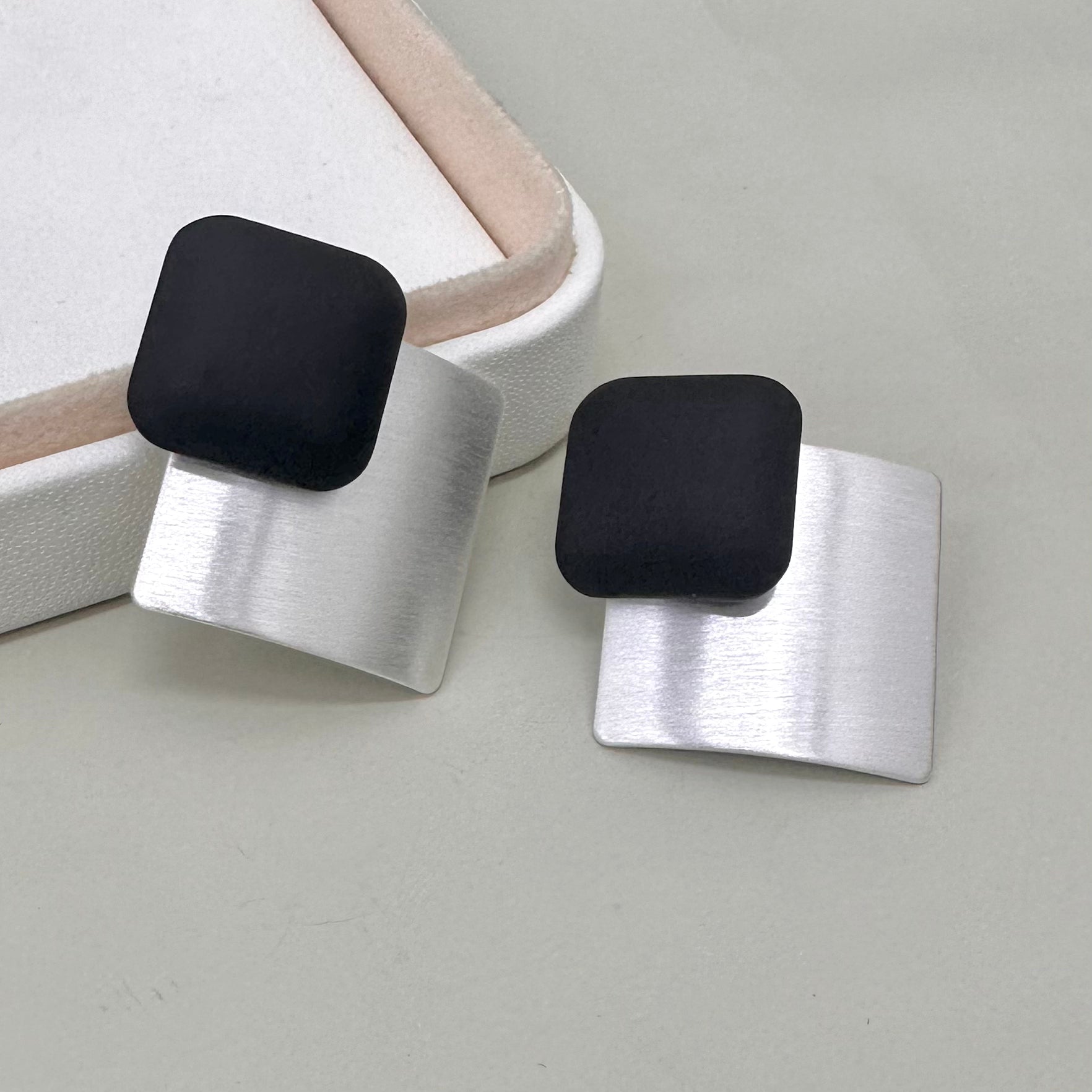 AROS BAÑO DE ORO | CUADRADOS | 40MM X 35MM