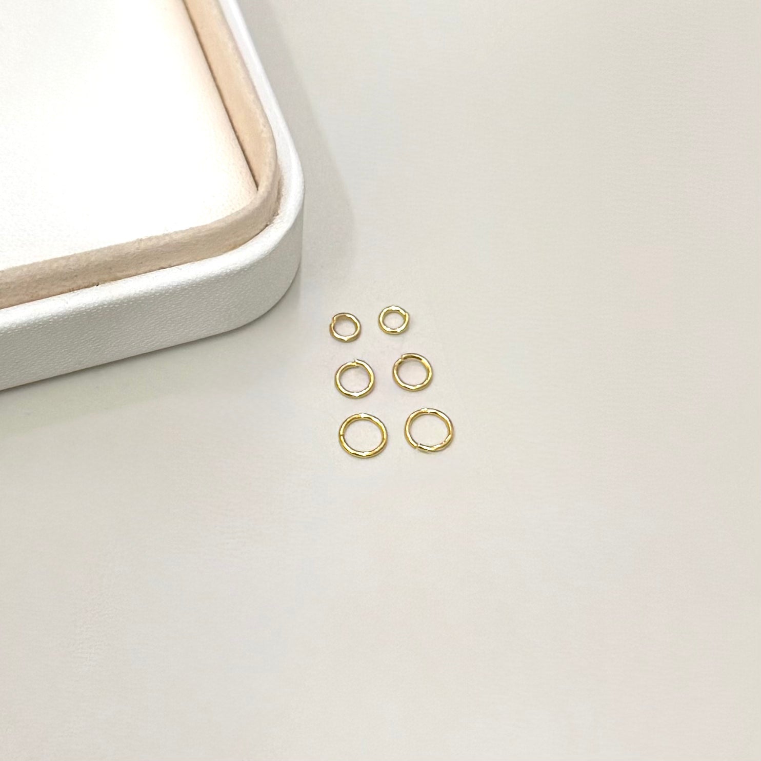 ARGOLLAS DE UNION | GROSOR 0.7MM | BAÑO DE ORO