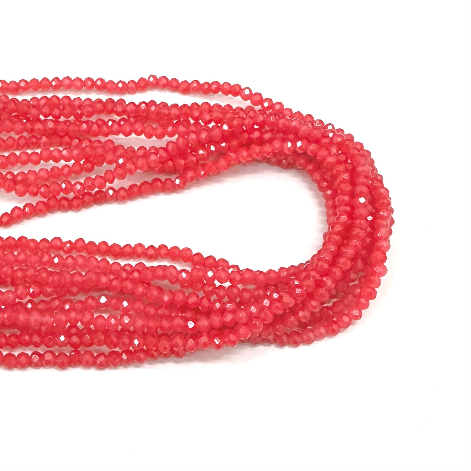 CRISTAL CHATO | 3.3MM | ROJO SANDIA OPALESCENTE