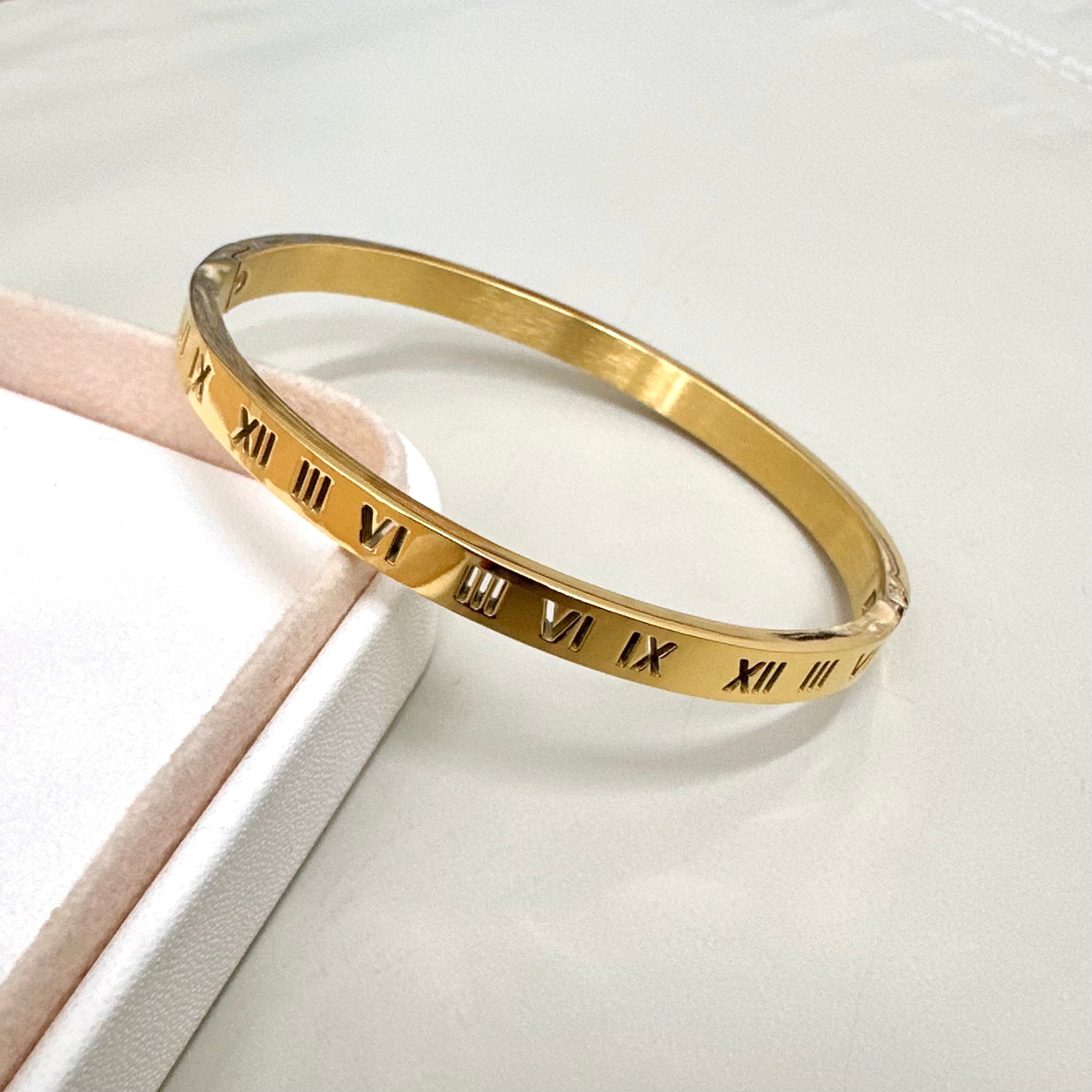 PULSERA RIGIDA | NUMEROS ROMANOS