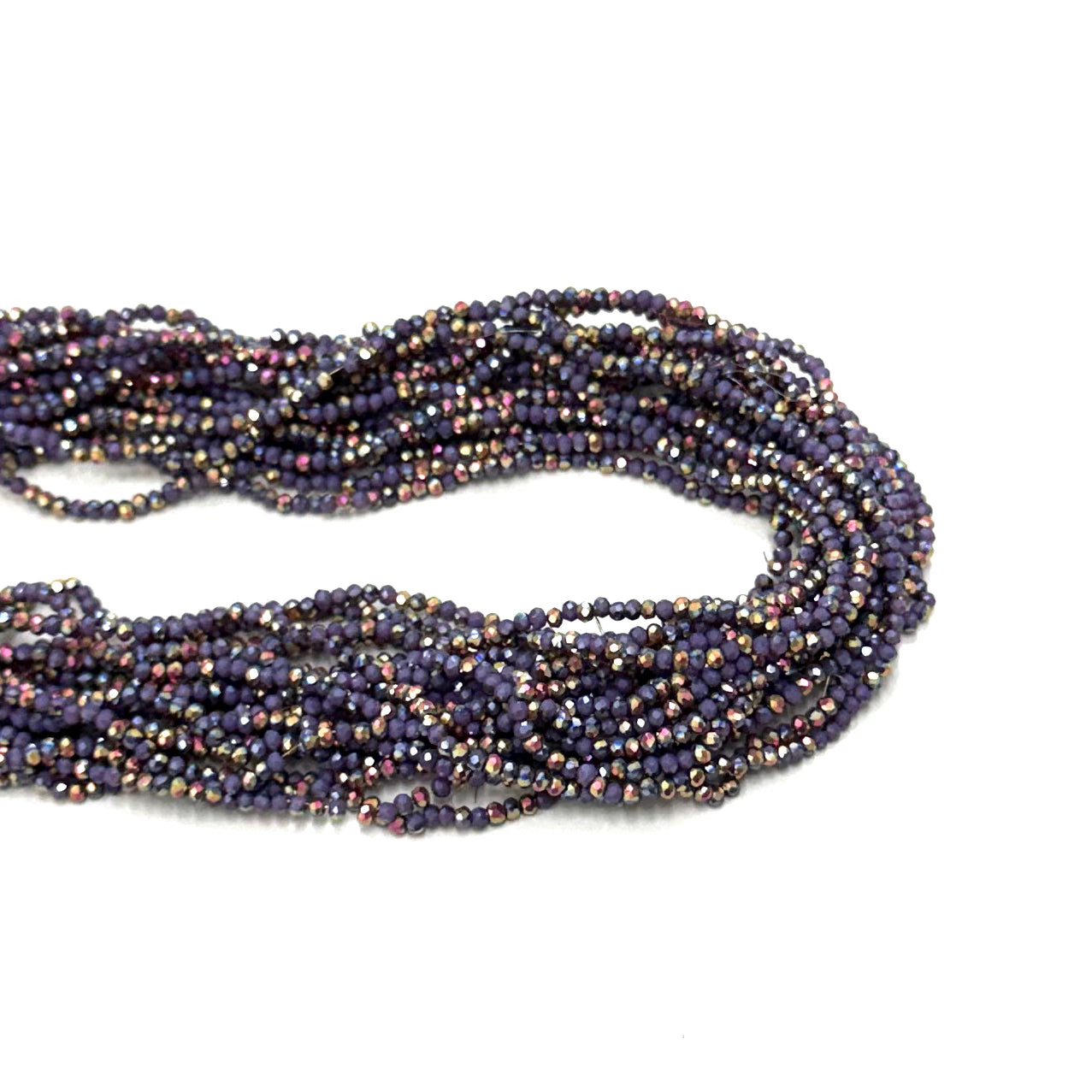 CRISTAL CHATO | 2.6MM | VIOLETA OSCURO BICOLOR RAINBOW