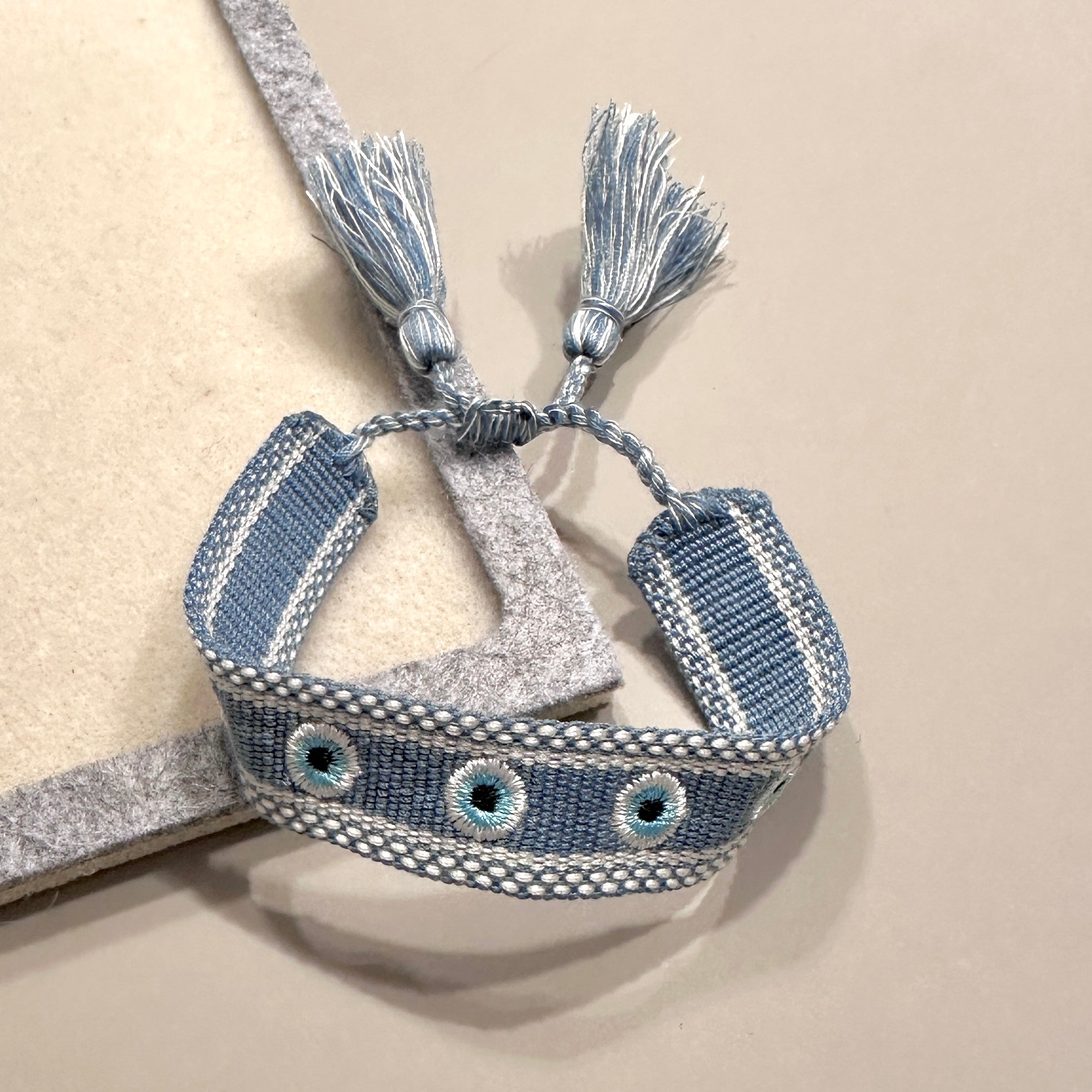 PULSERA TEJIDA OJO TURCO | LUNAM