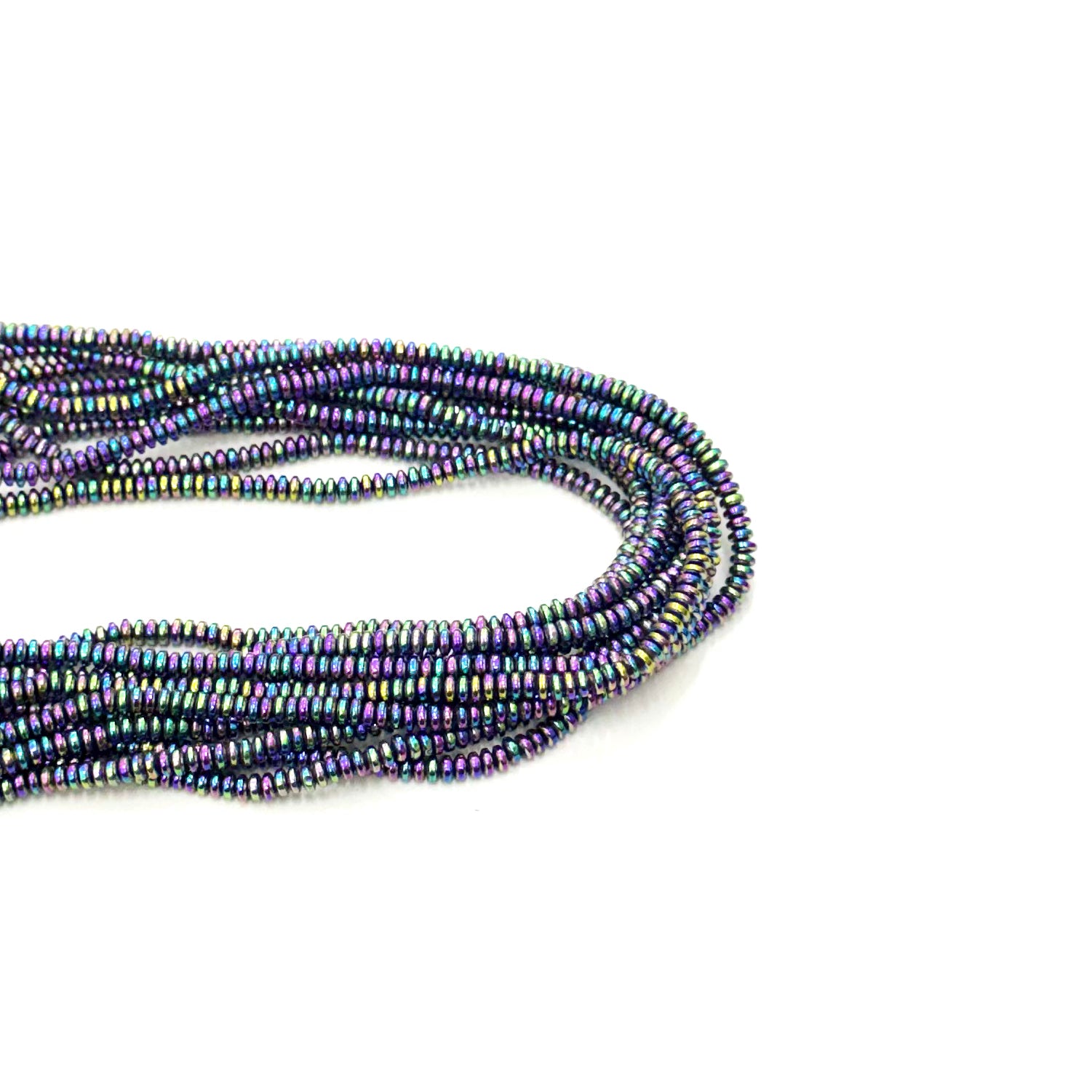 HEMATITA RONDELL | 5×1.5MM | TORNASOL
