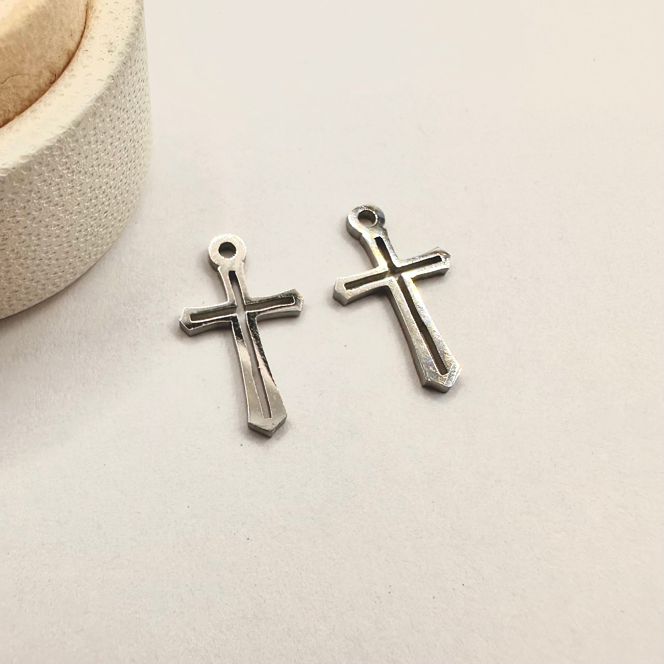 COLGANTE ACERO | CRUZ