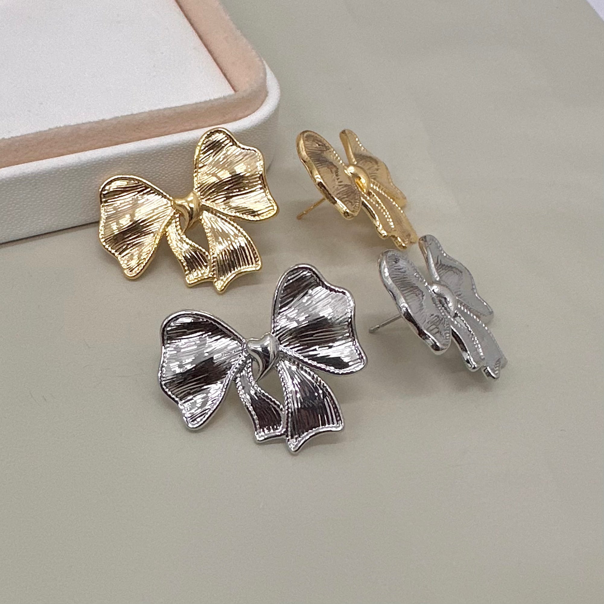 AROS BAÑO DE ORO | LISTON GRANDE | 32MM X 27MM