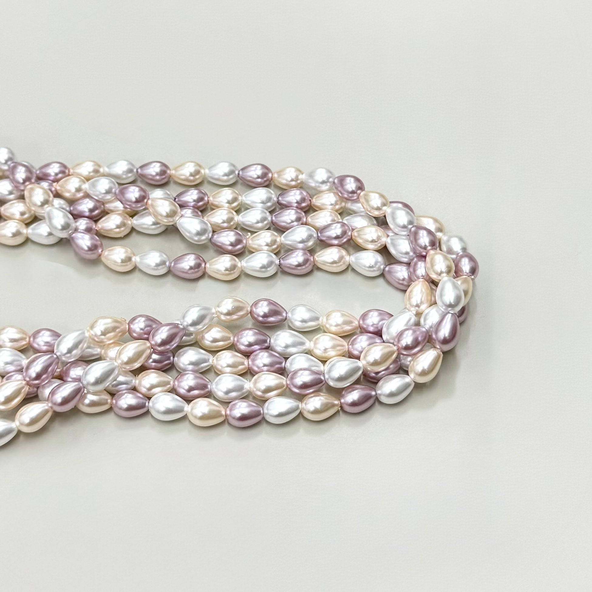 PERLA SHELL MIX ROSA BLANCA CREMA | GOTA